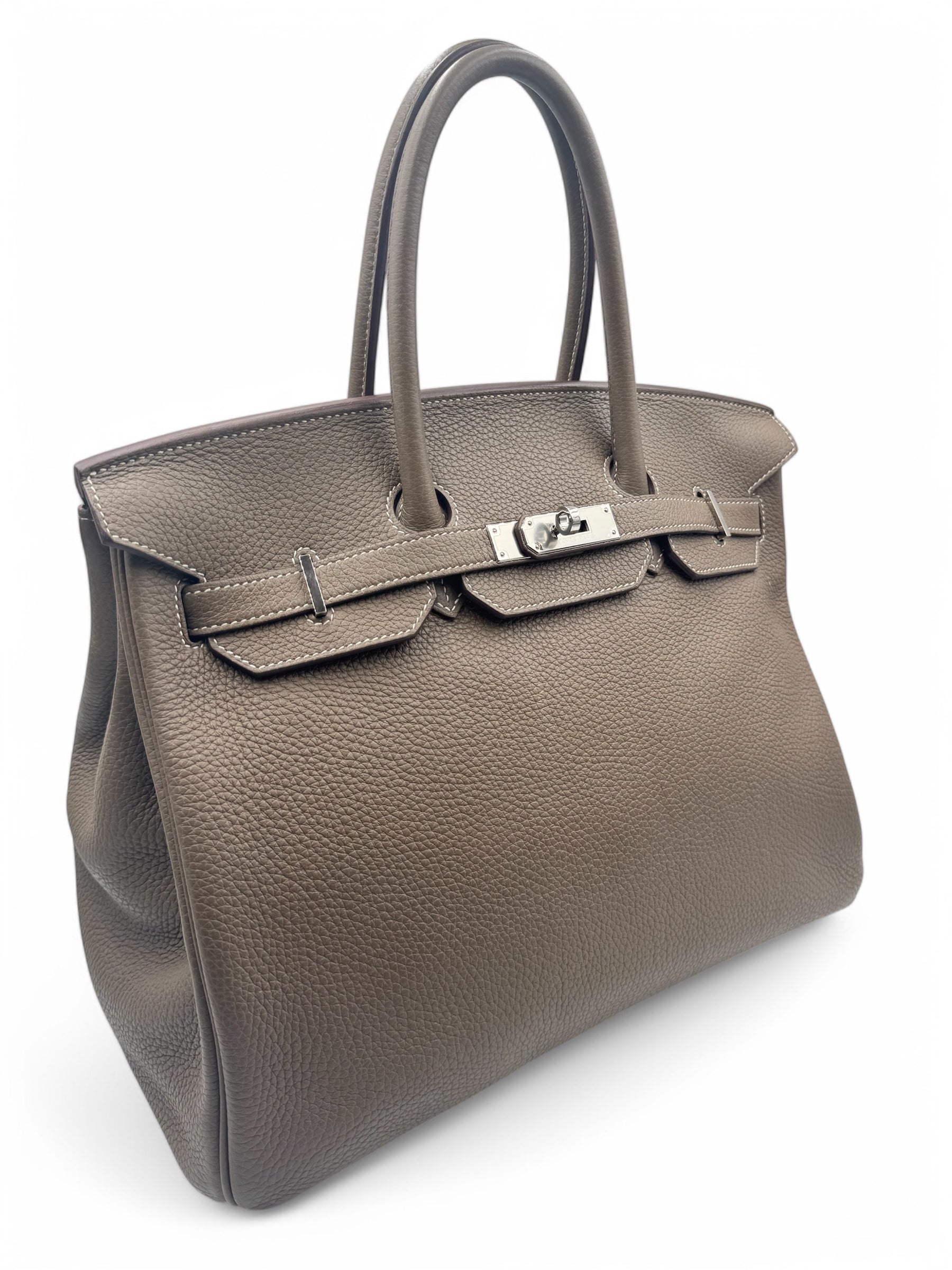 Hermès - Sac Birkin 35 étoupe 2020