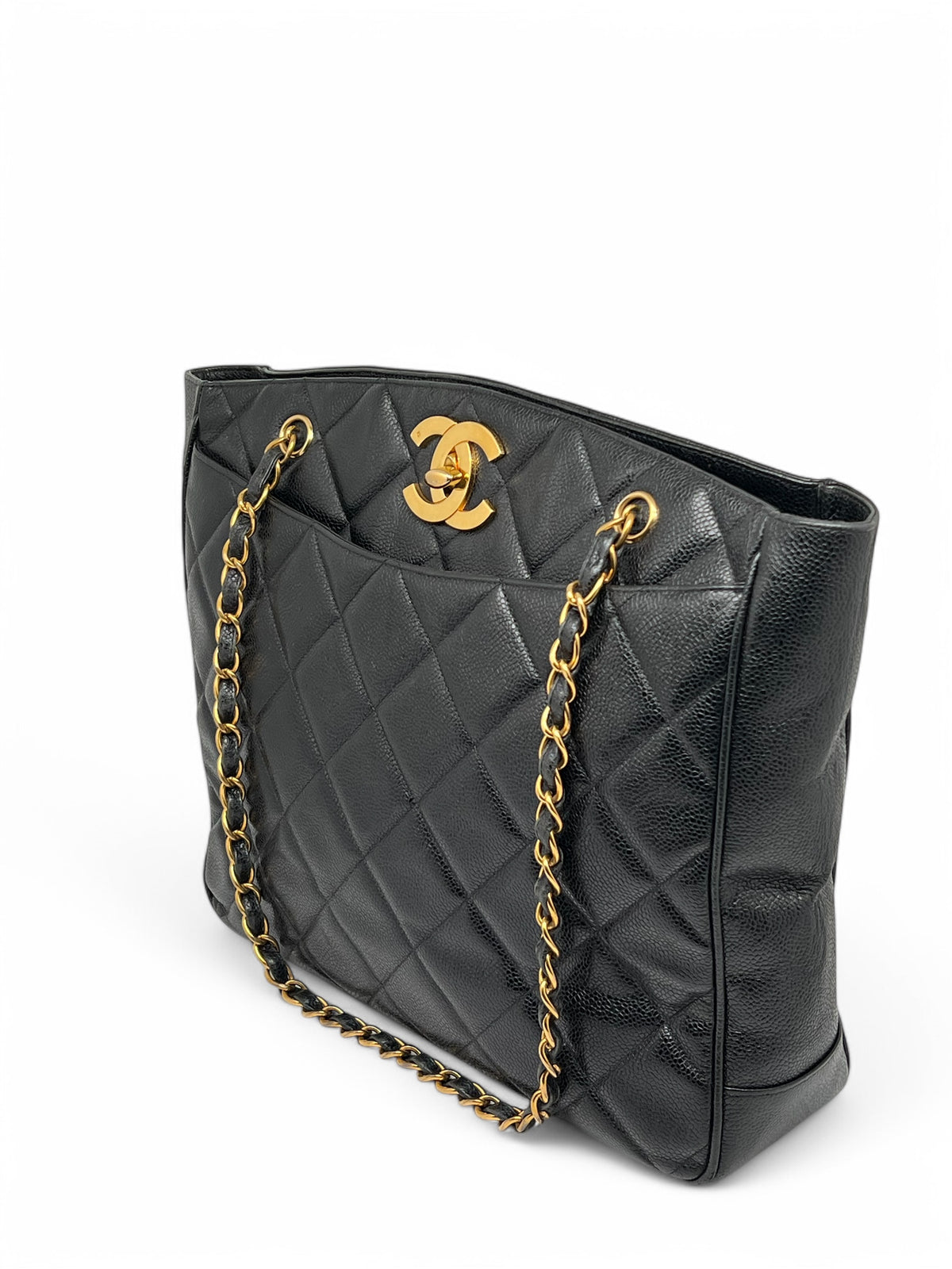 Chanel - Borsa trapuntata in pelle caviar