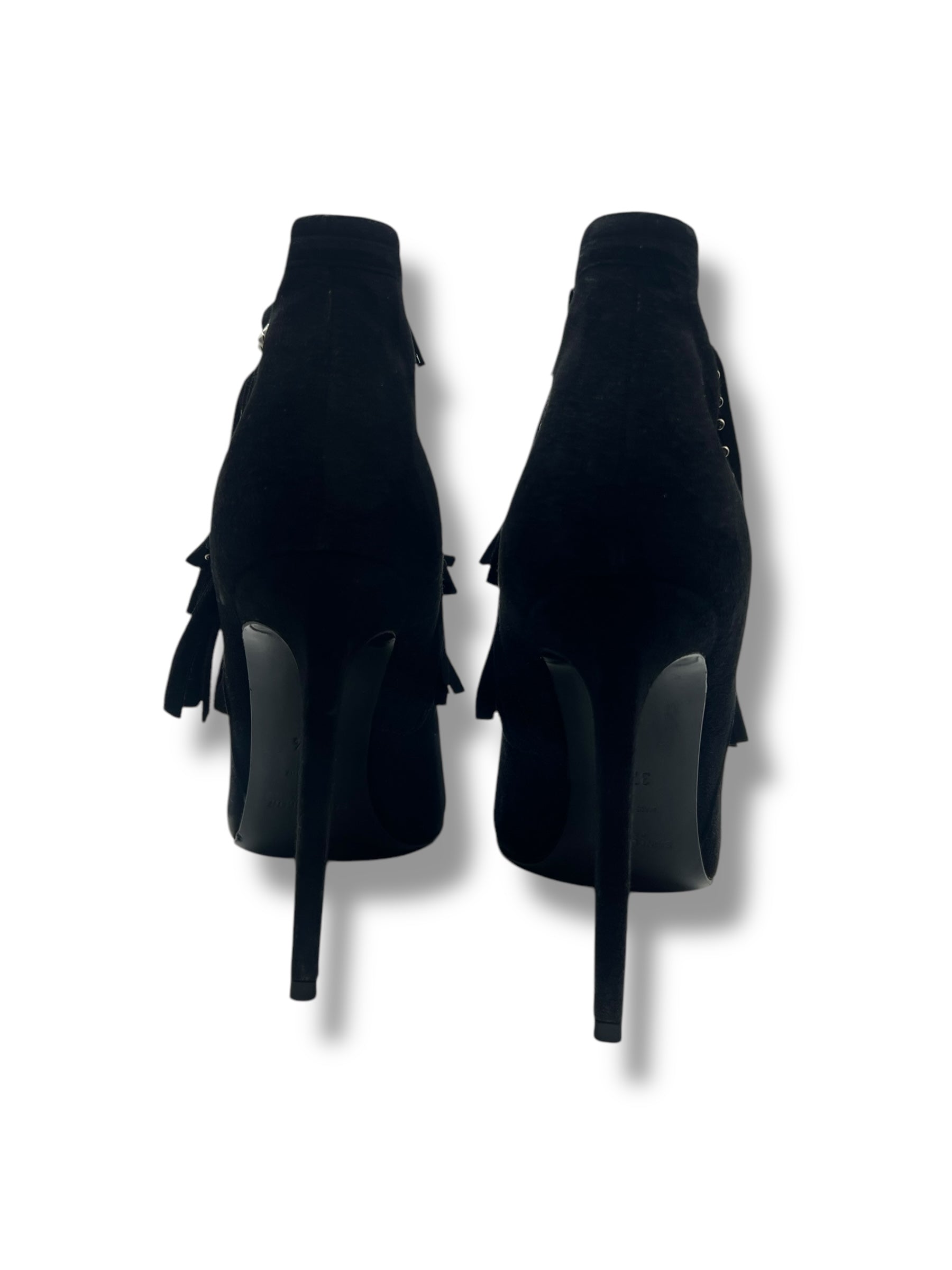 Saint Laurent - Botte, Bottines à franges T37,5