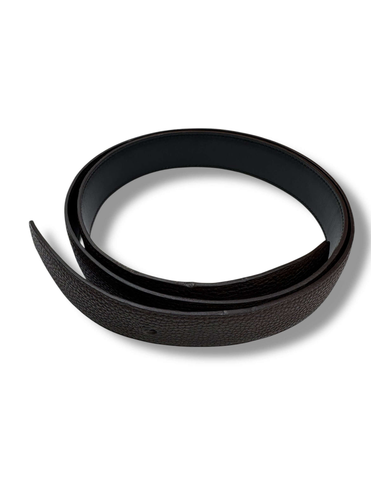Hermès - Cintura nera e marrone 3mm