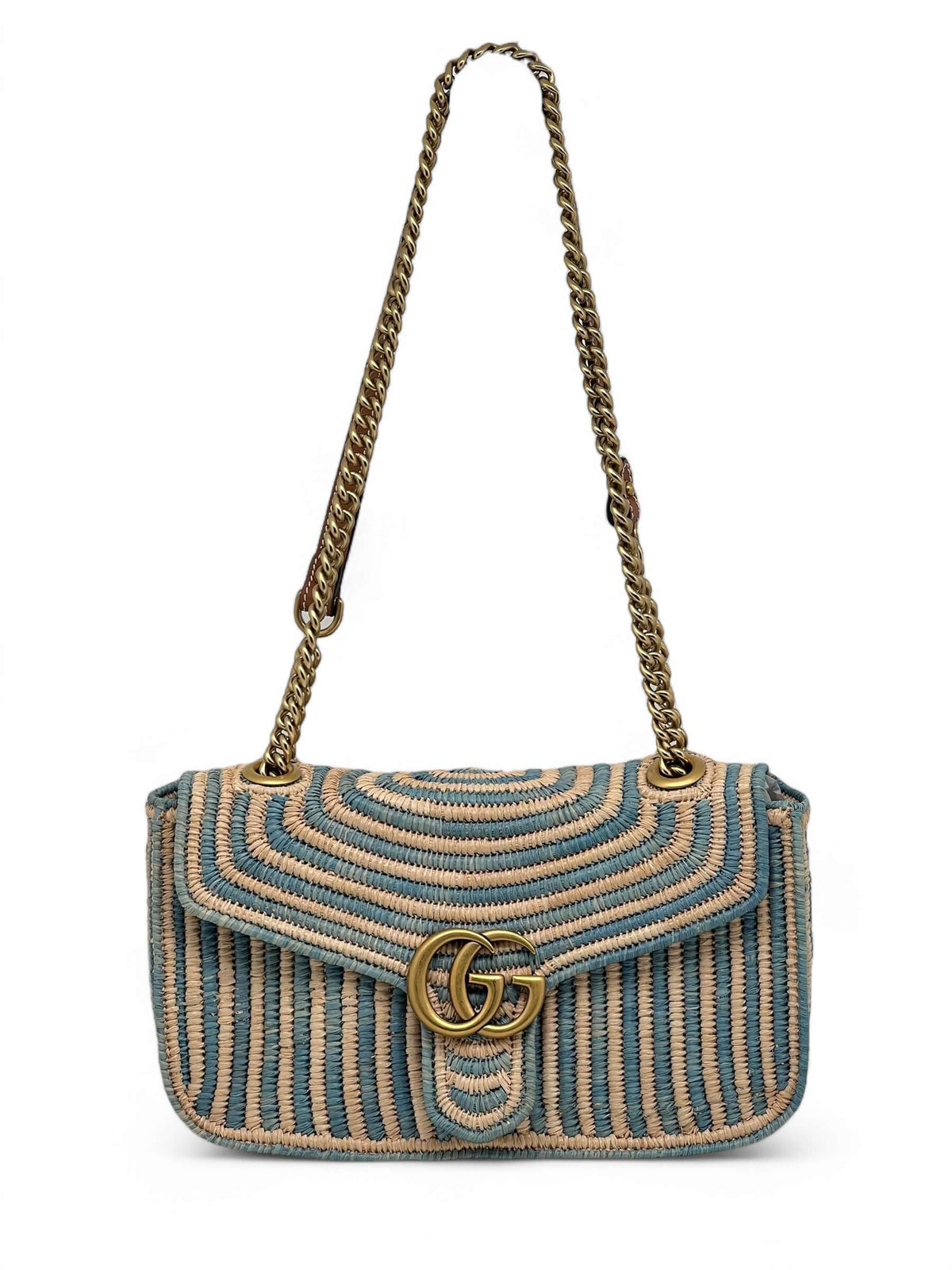 Gucci - Marmont Raffia bag