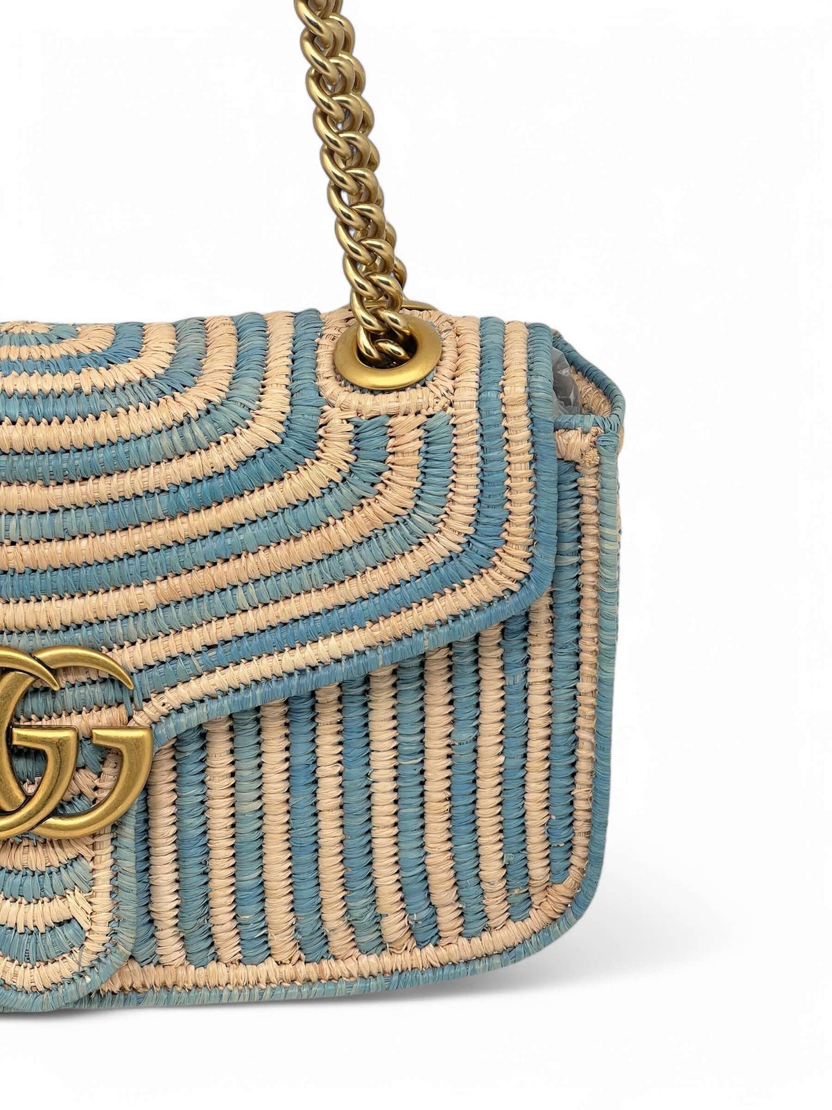 Gucci - Marmont Raffia bag
