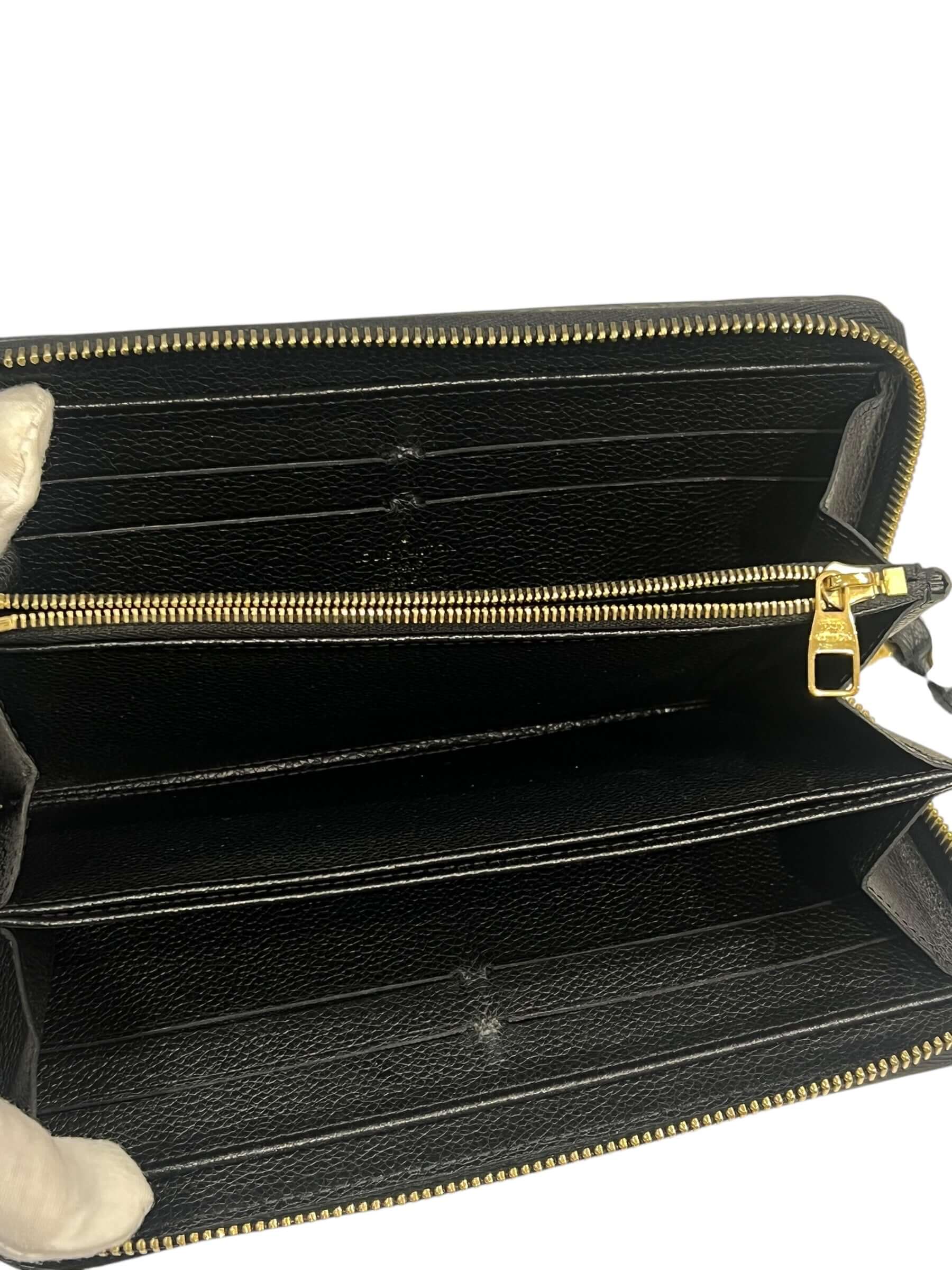 Louis Vuitton - sac petit palais cuir emprunte noir
