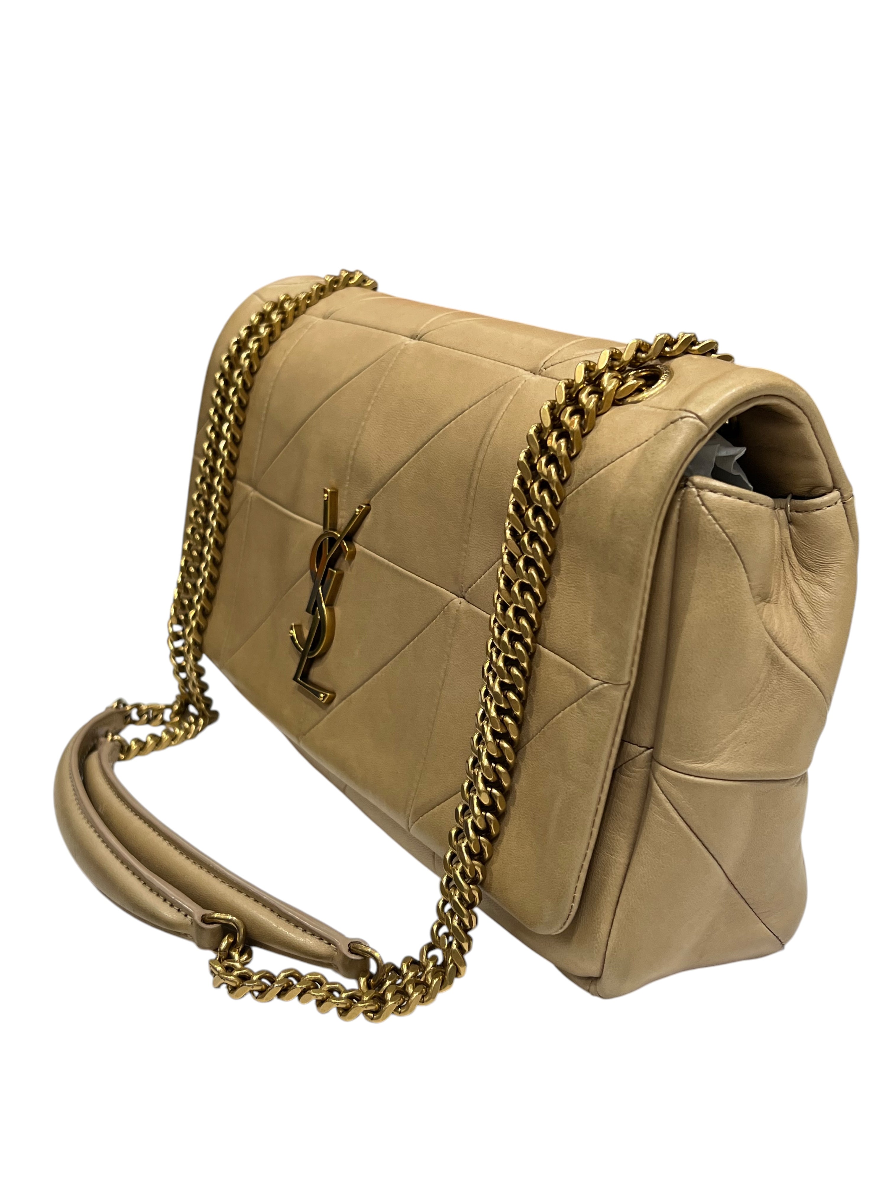 Saint Laurent - sac Jamie medium cuir camel