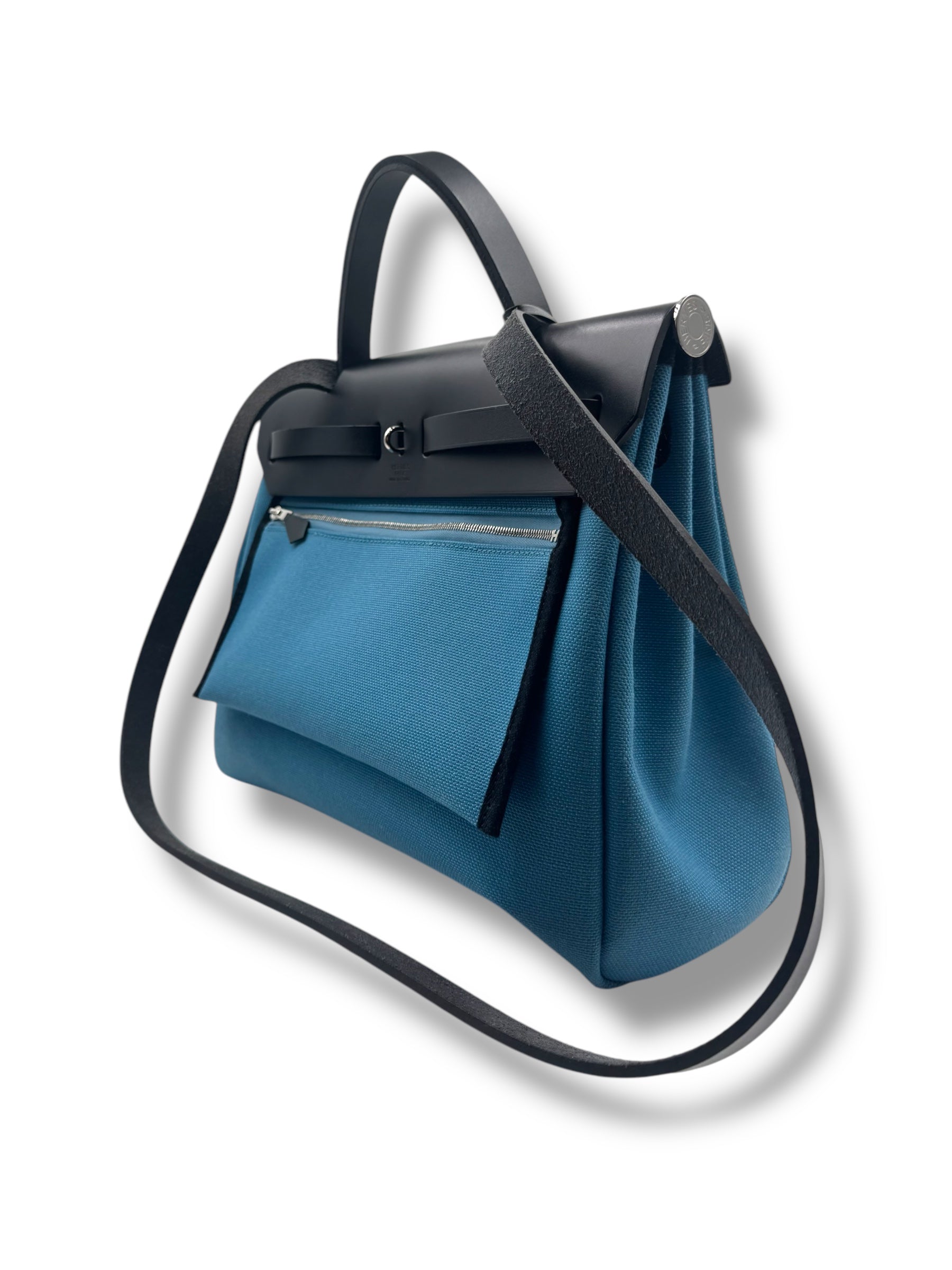 Hermès - Sac Herbag 31 bleu