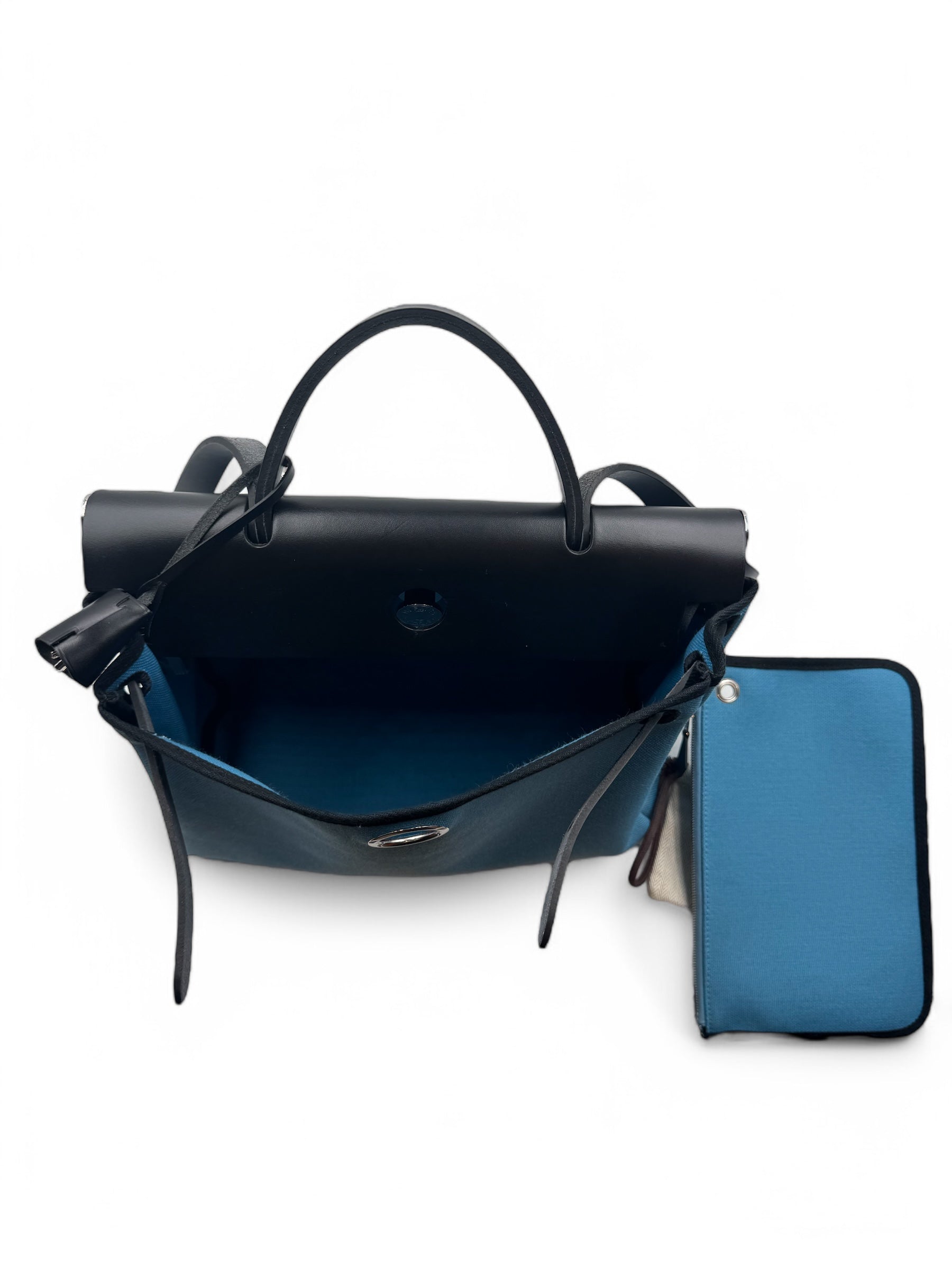 Hermès - Sac Herbag 31 bleu