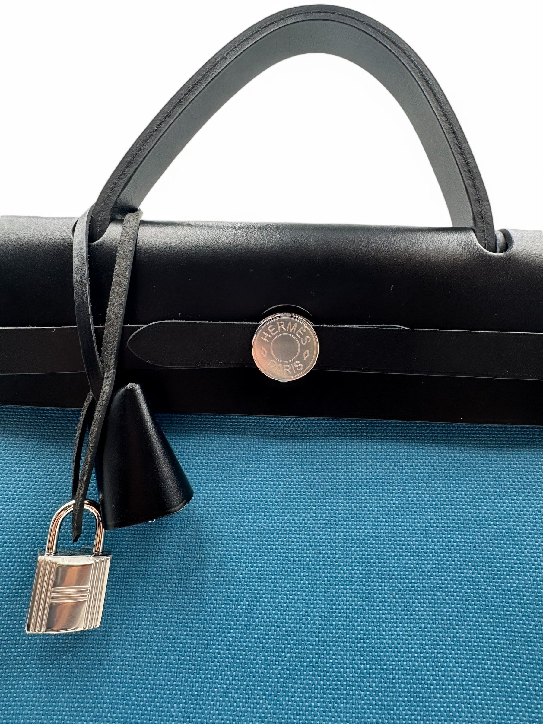 Hermès - Sac Herbag 31 bleu