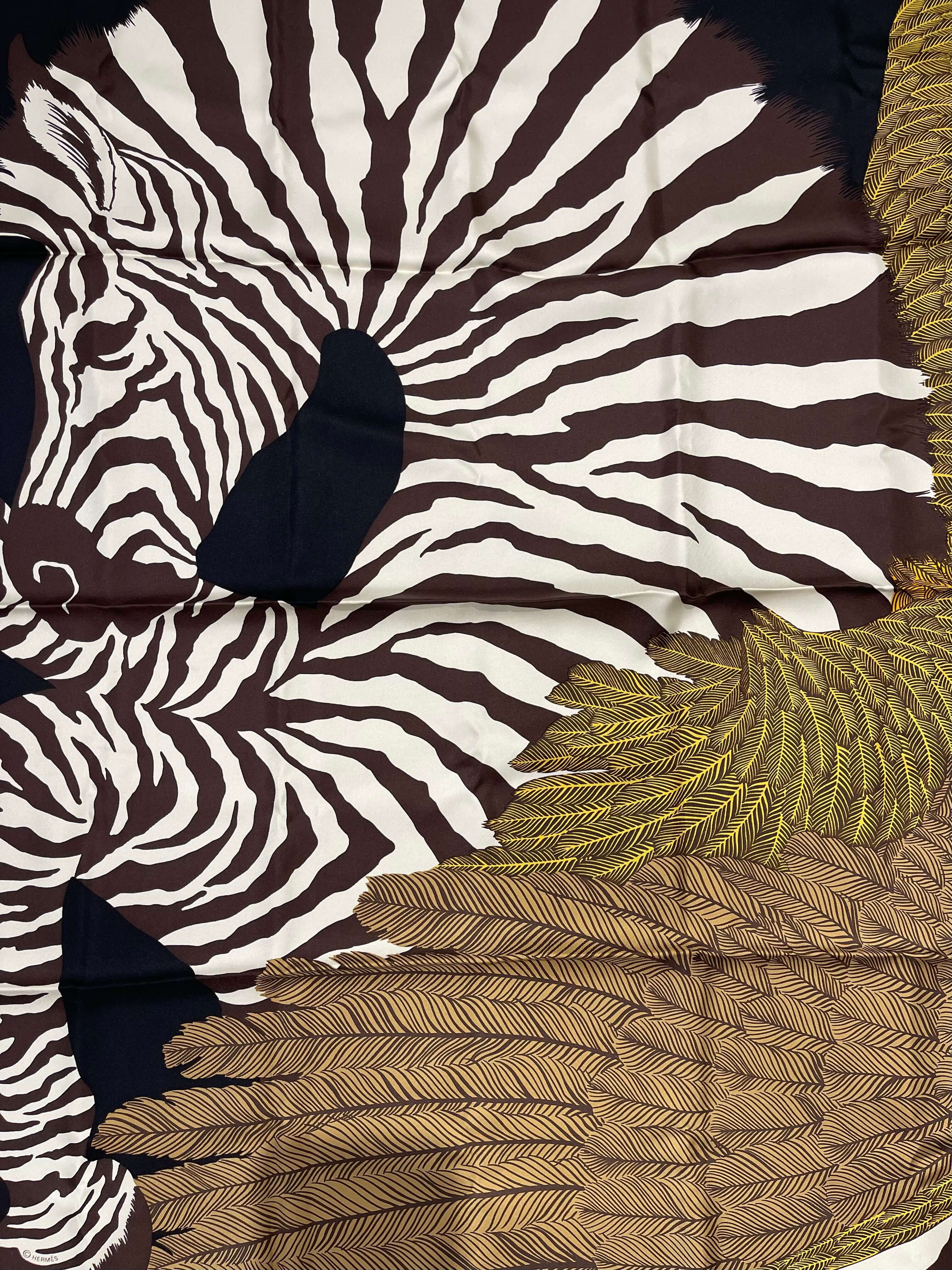 Hermès - Carré 90 « Zebra Pegasus »