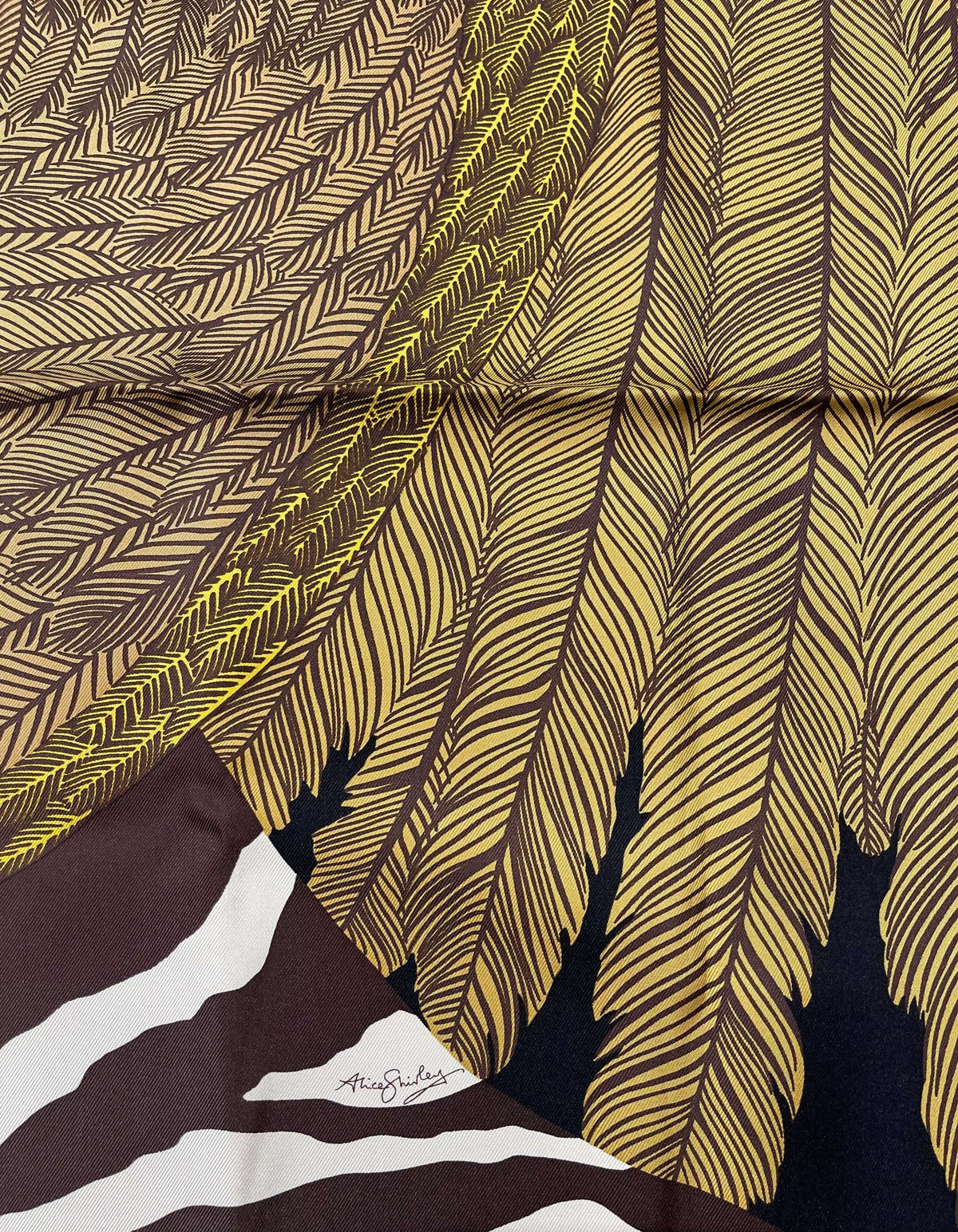 Hermès - Foulard 90 « Zebra Pegasus »