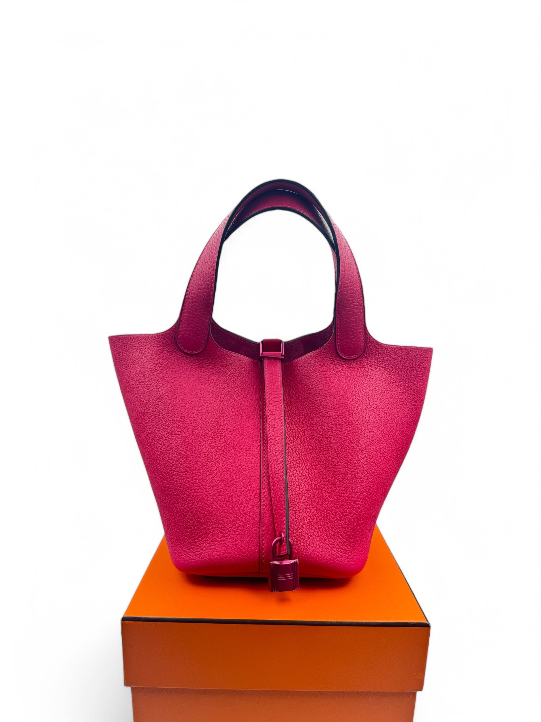 Hermès - Sac Picotin 18 Rose Mexico