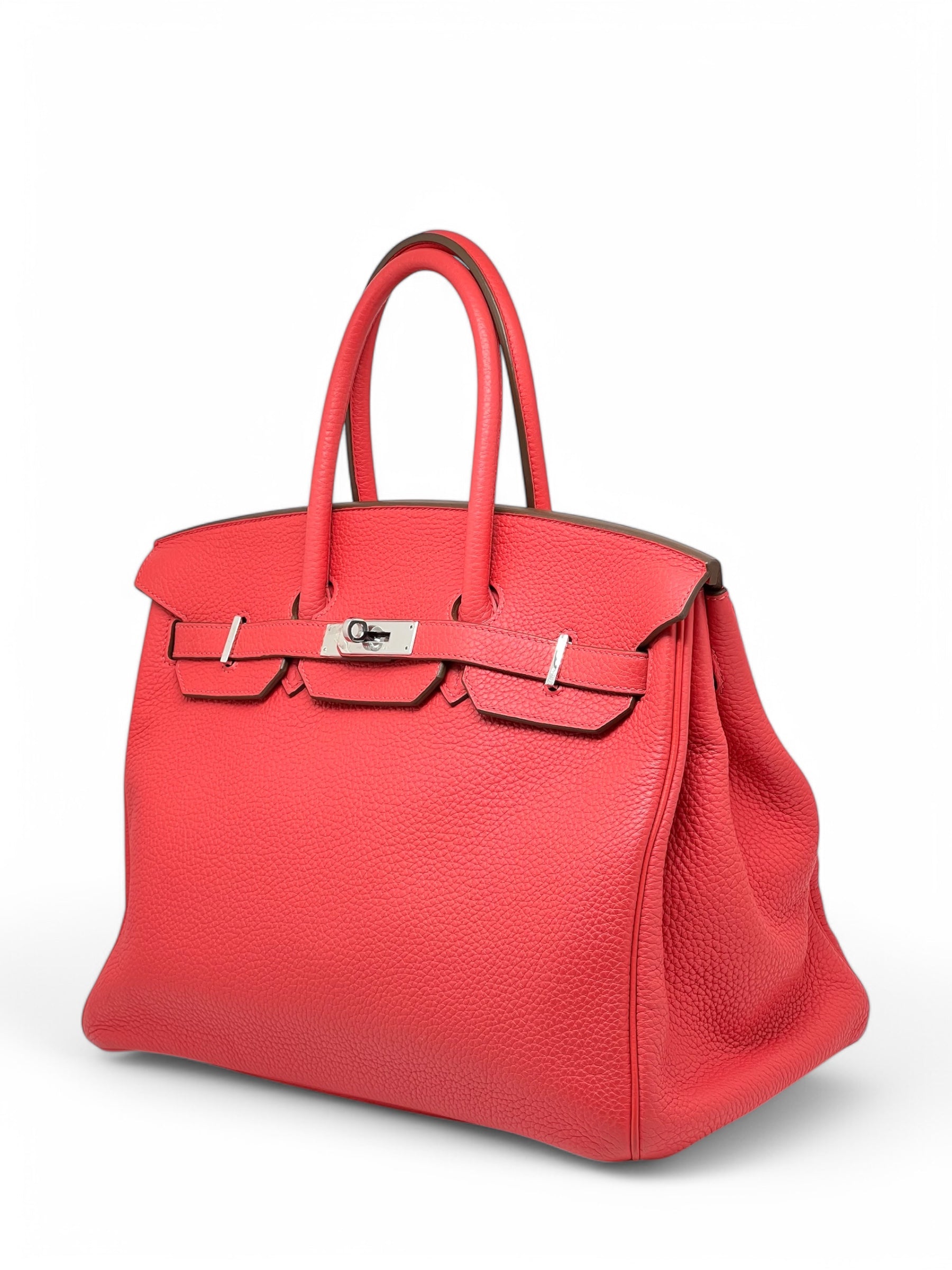 Hermès - Sac Birkin 35 Togo Bougainvillier