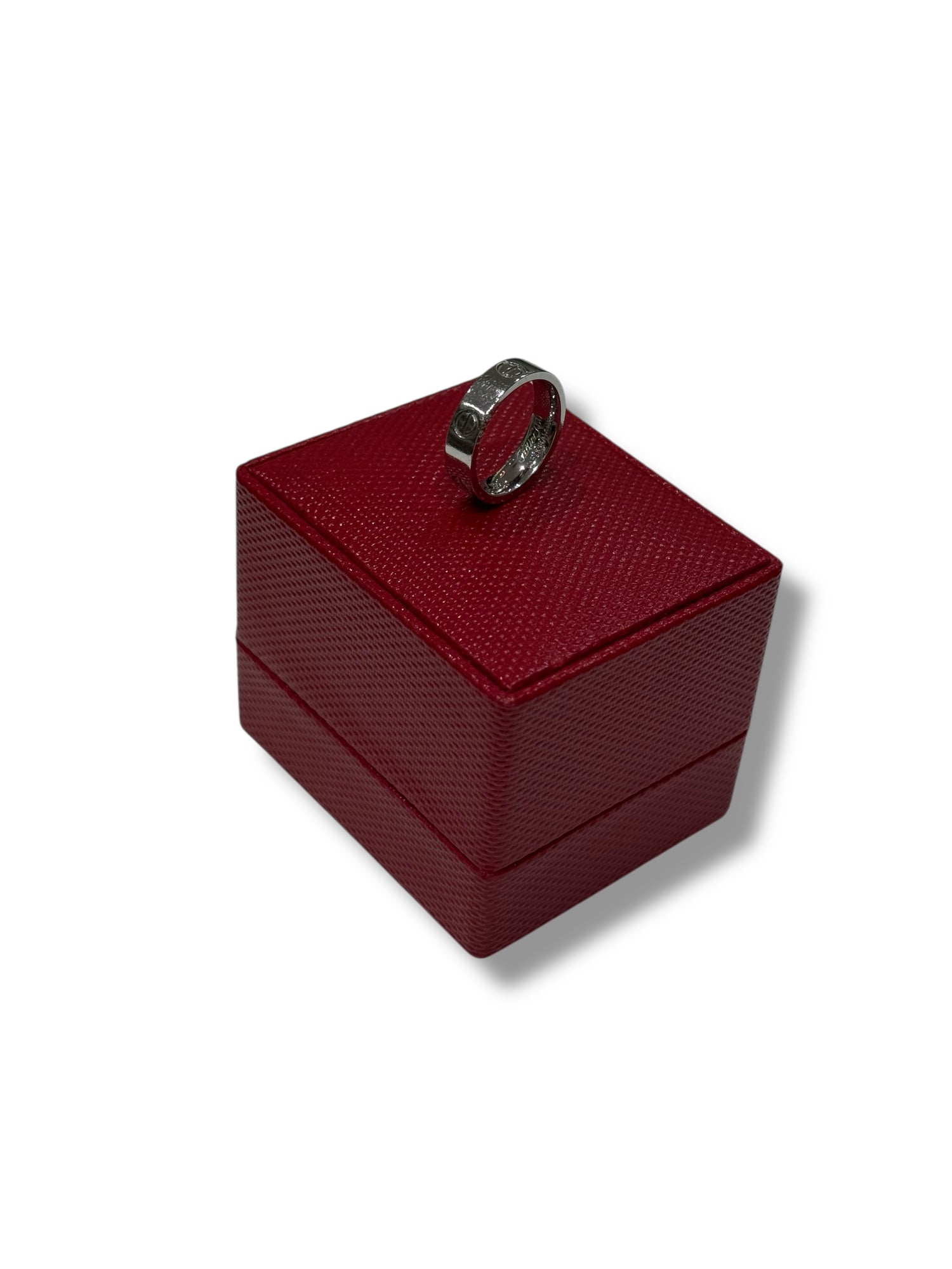 Cartier - Bague Love Classique Or gris t.51