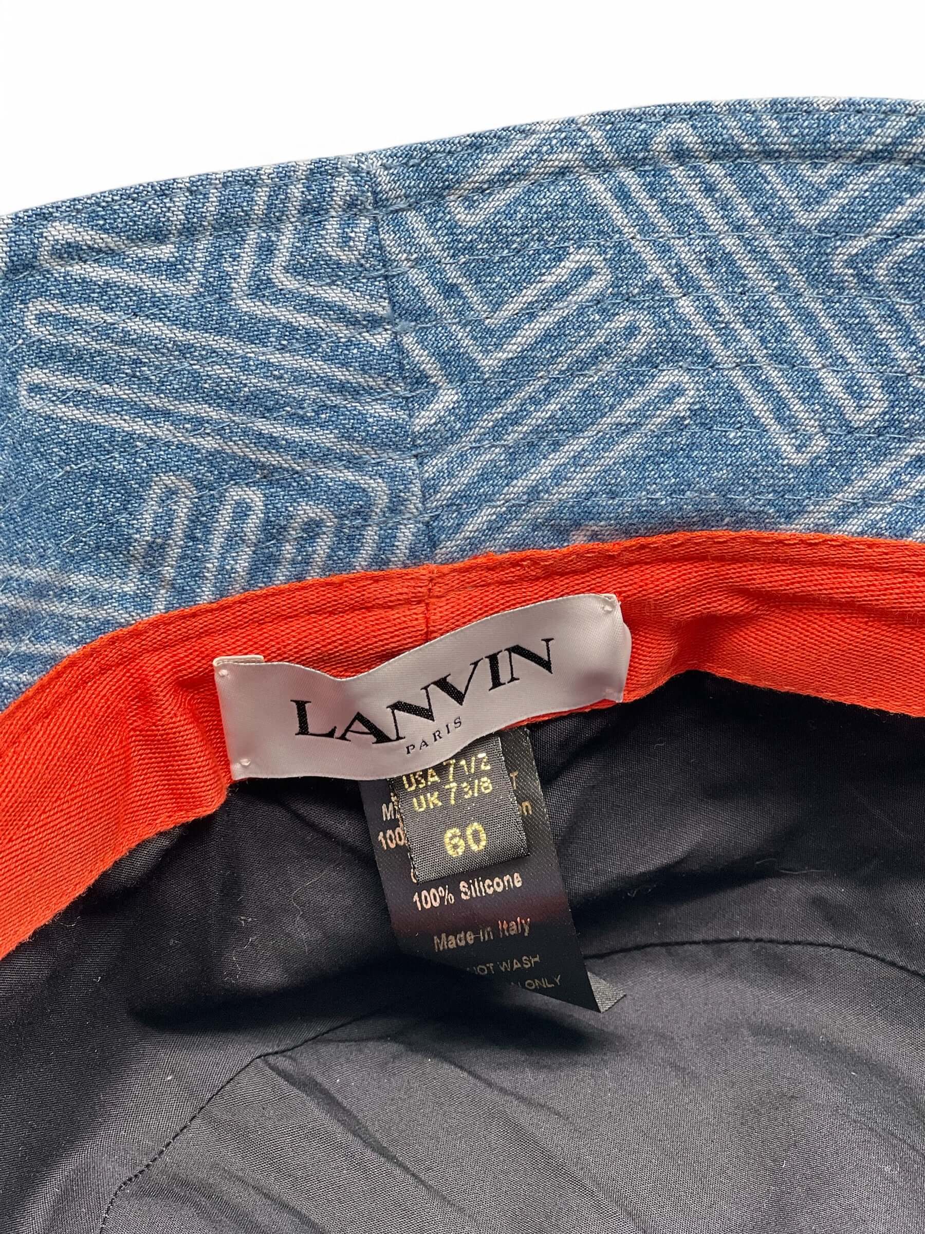Lanvin - Chapeau en jean T60