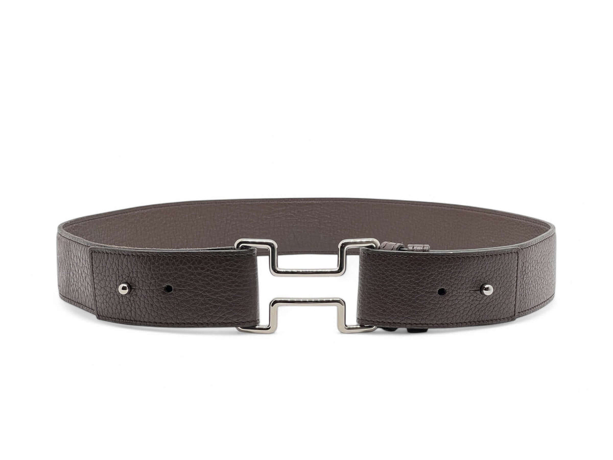 Hermès - Brown belt T85