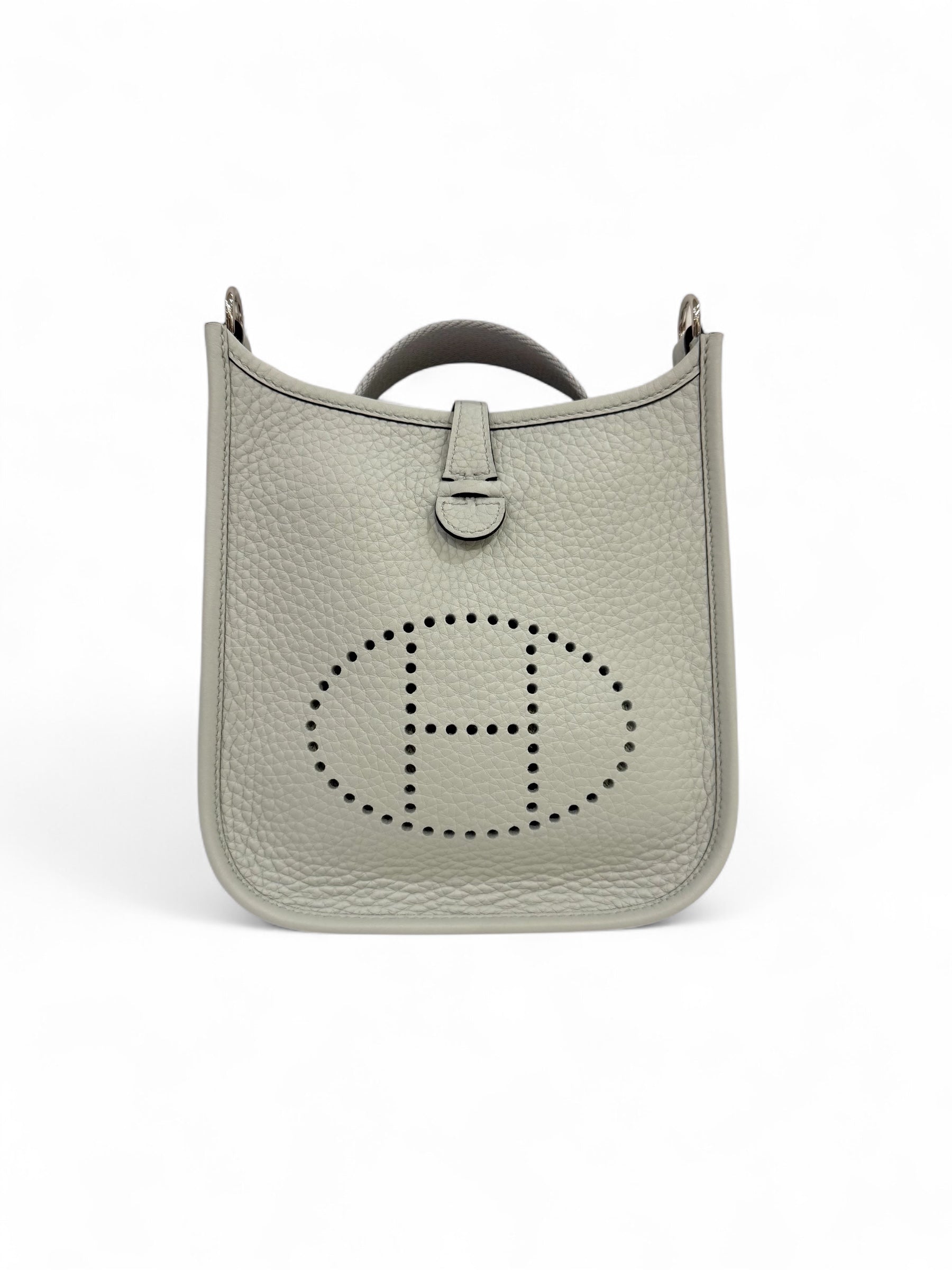 Hermès - Tasche Evelyne 16 Platin Grau