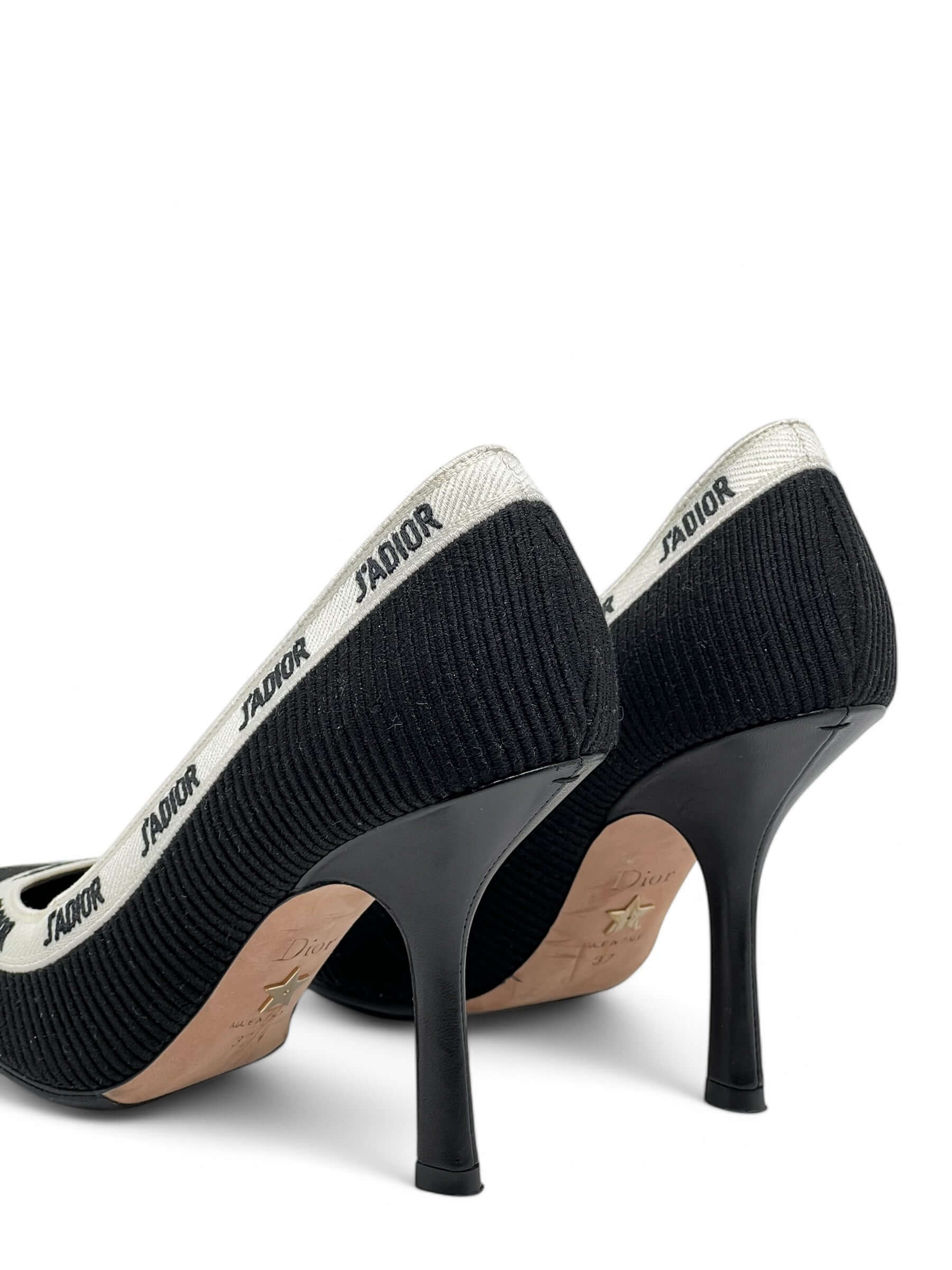 Dior - Escarpins en toile J’adior T37