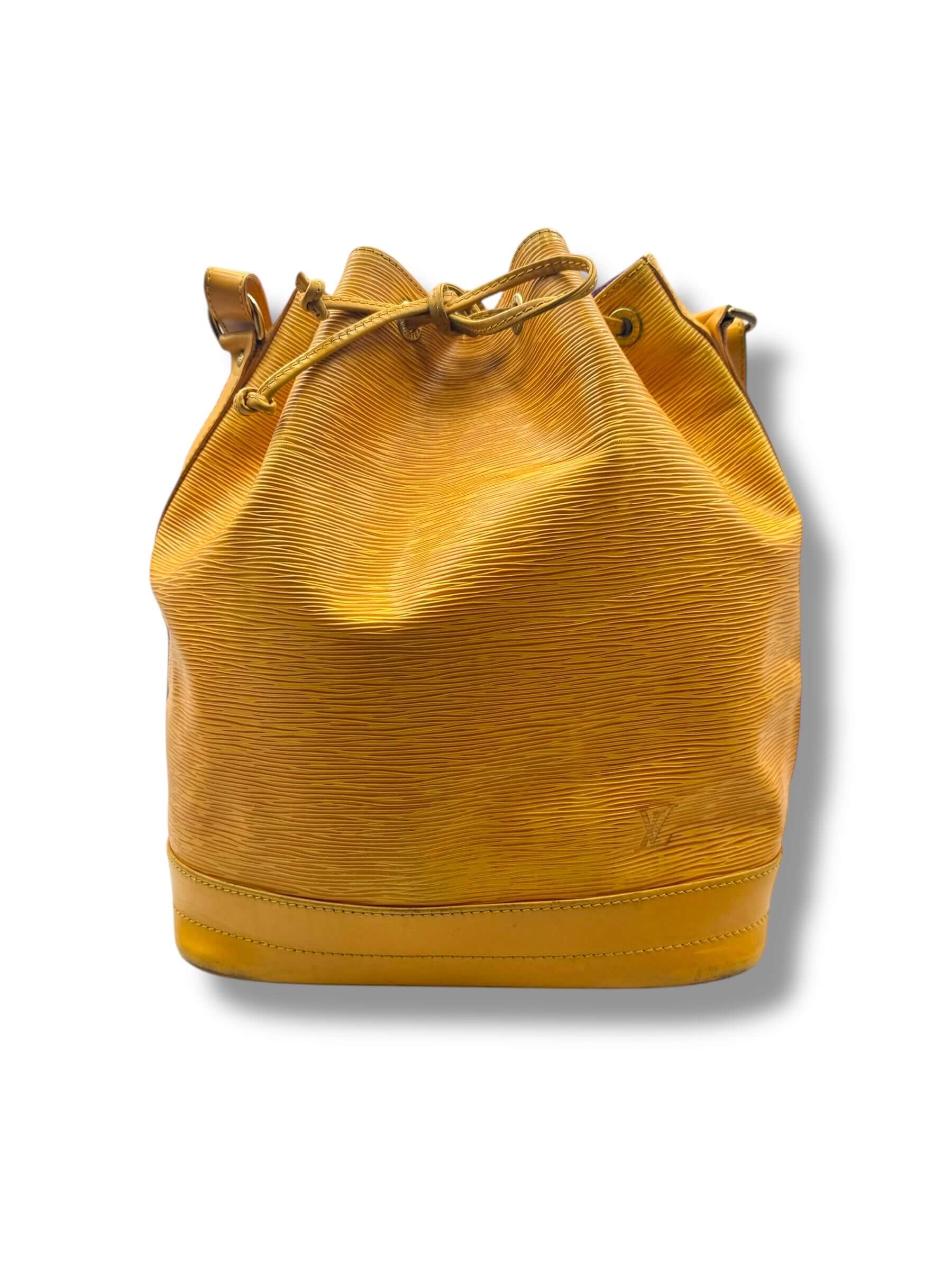 Louis Vuitton - Sac Noé cuir epi jaune