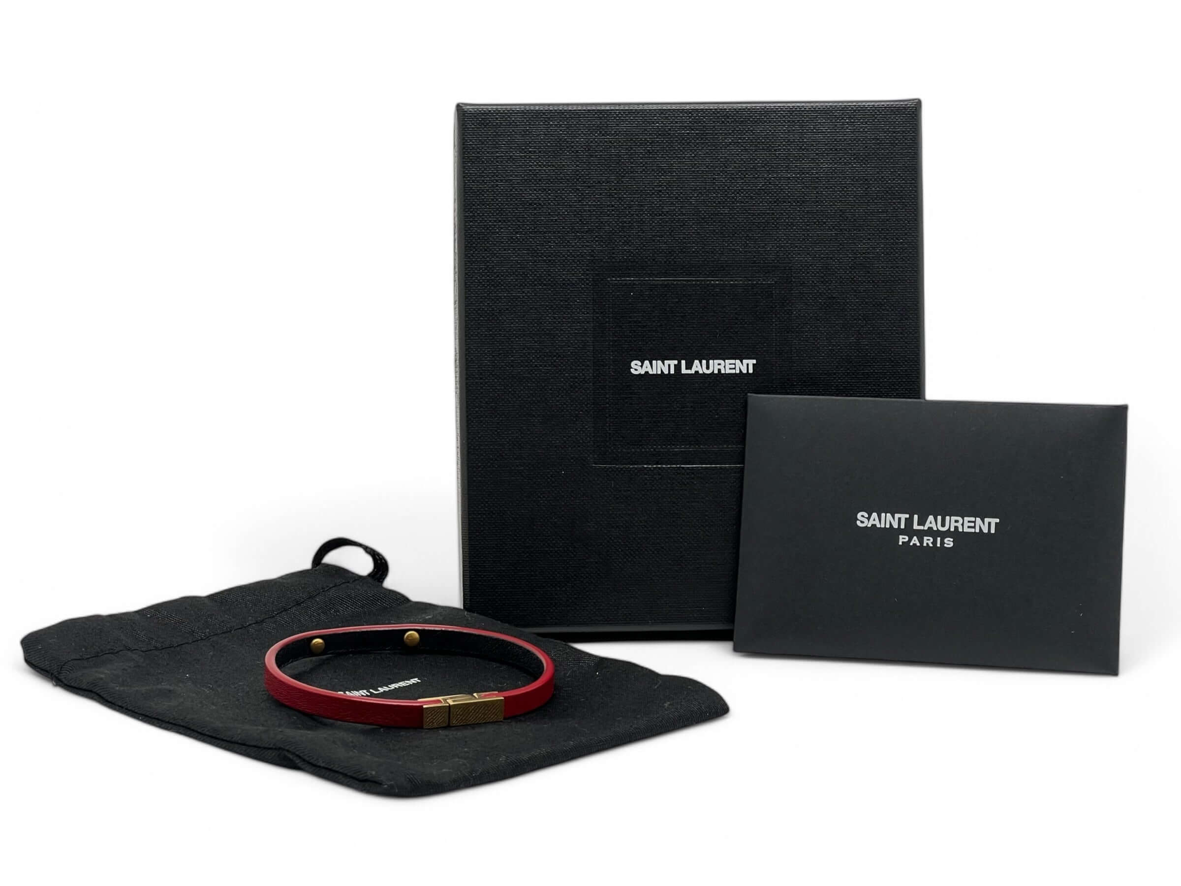 Saint Laurent - Bracelet rouge