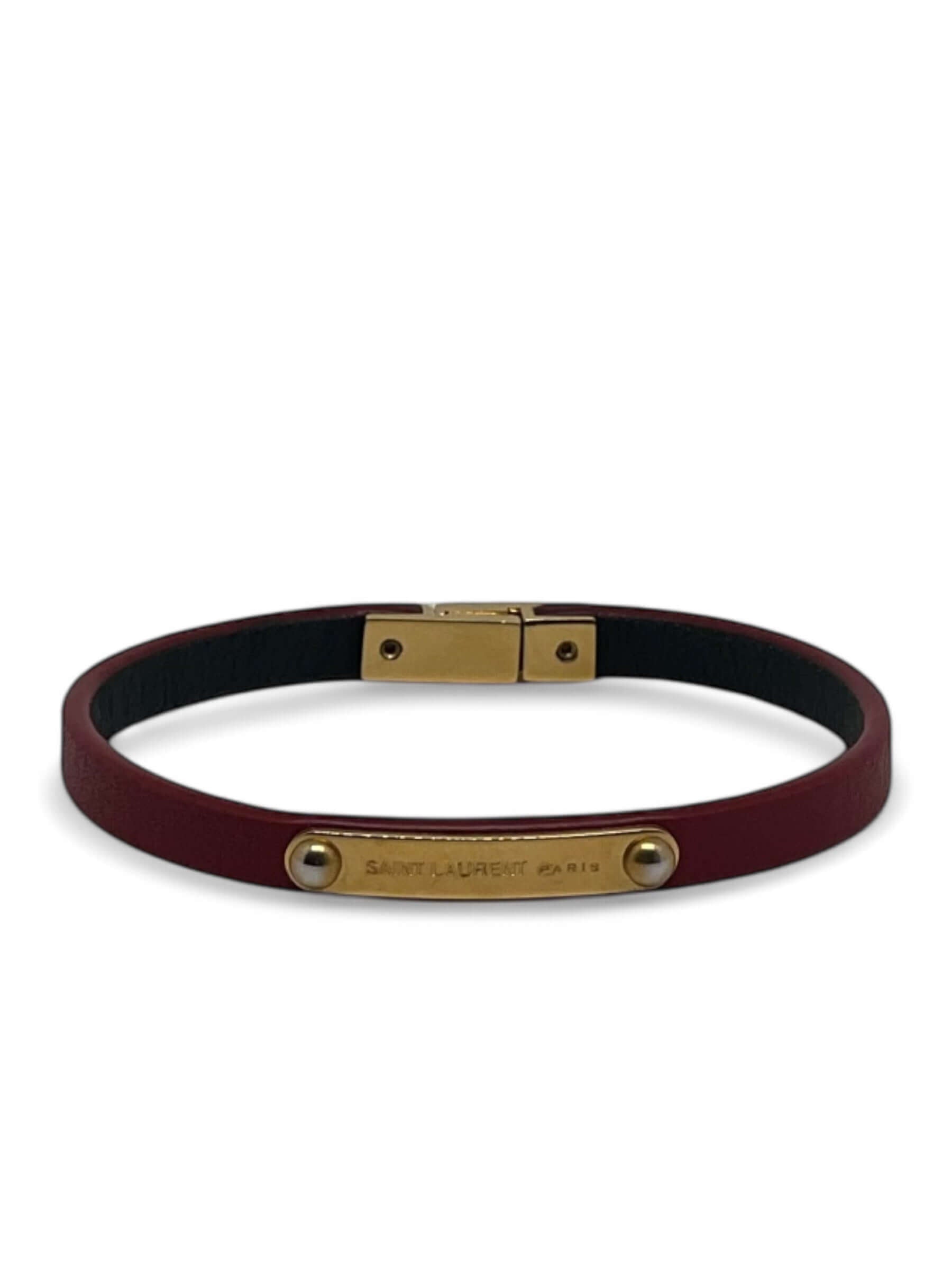 Saint Laurent - Bracelet rouge