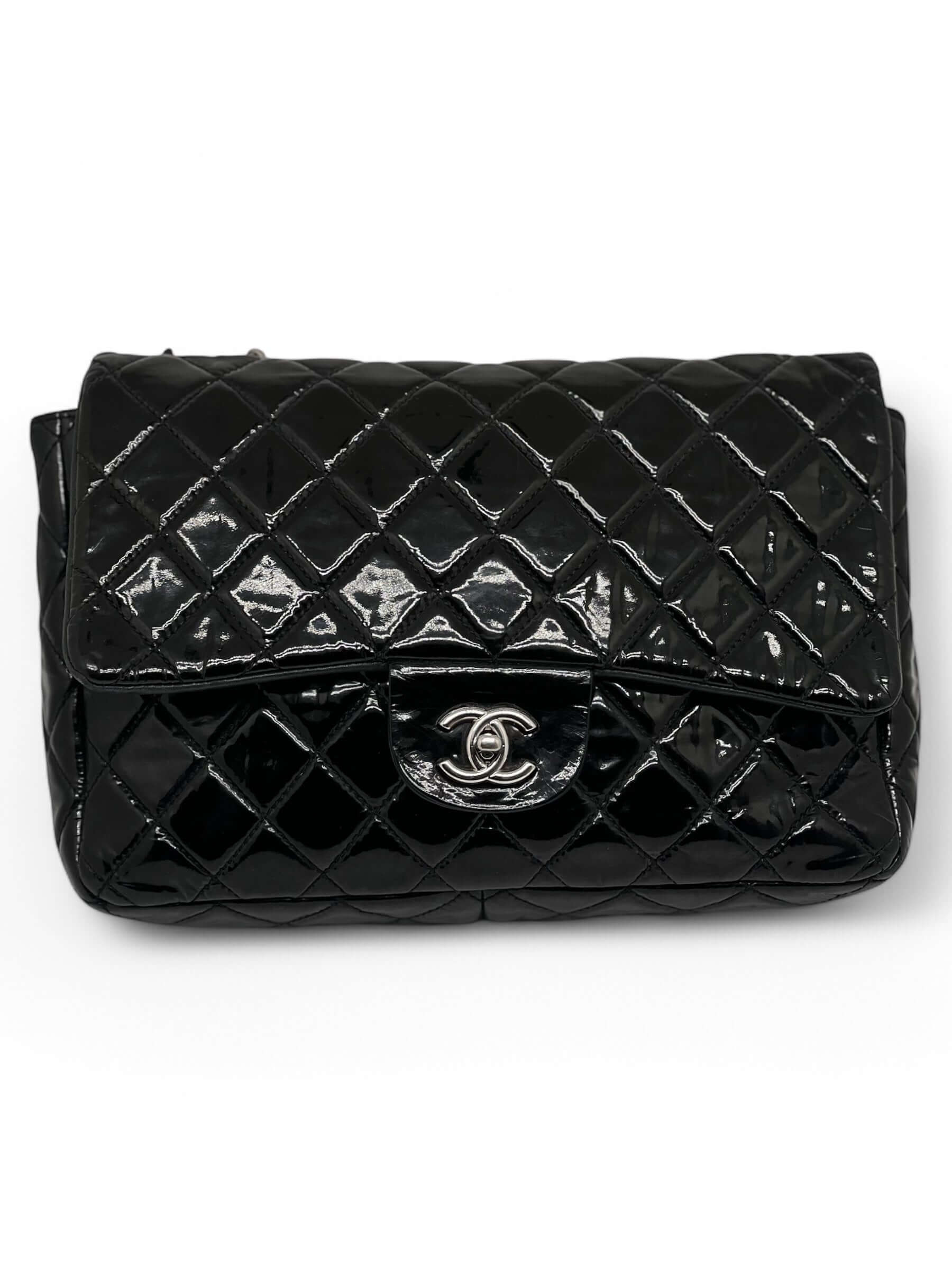 Chanel - Sac Timeless Jumbo Vernis