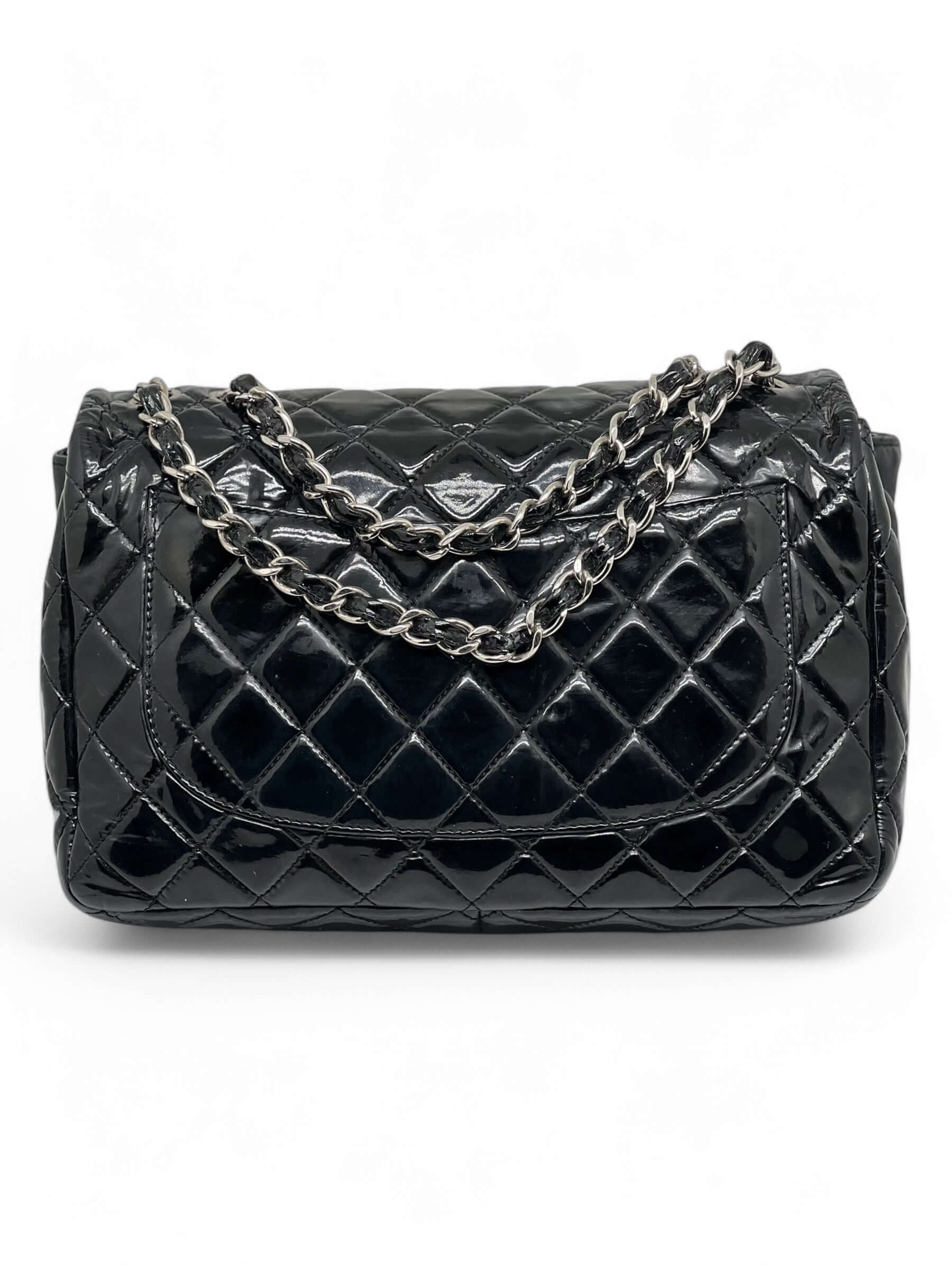 Chanel - Sac Timeless Jumbo Vernis
