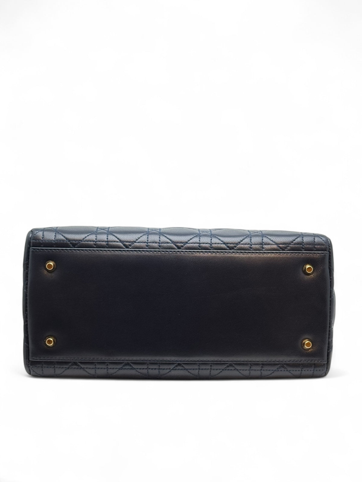 Christian Dior - Lady Dior MM Tasche Blau