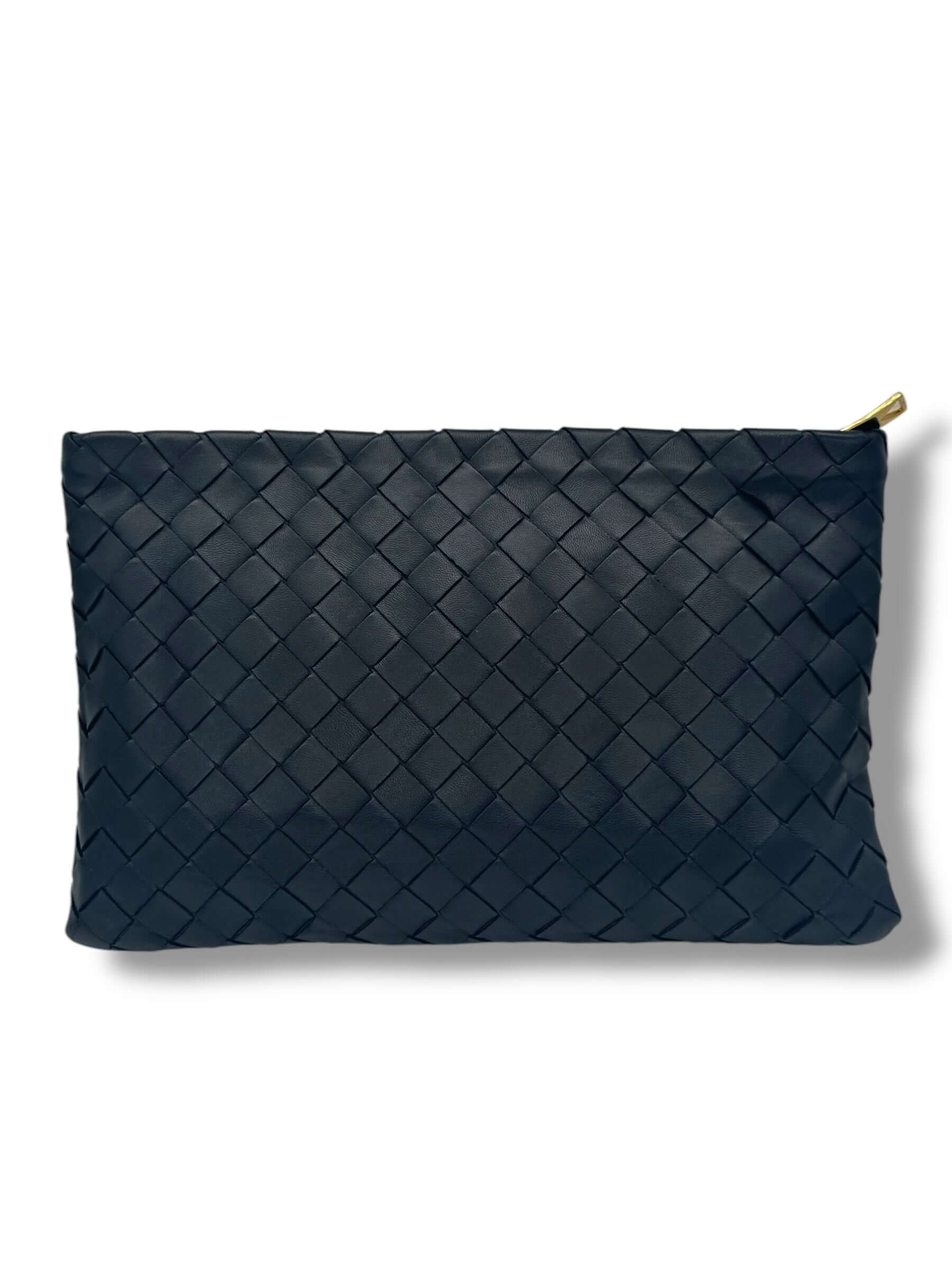 Bottega Veneta - Pochette tressée noir