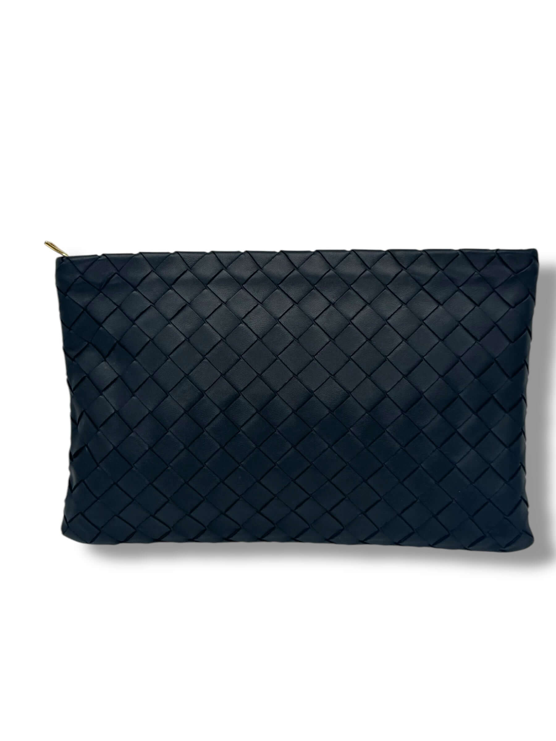 Bottega Veneta - Pochette tressée noir