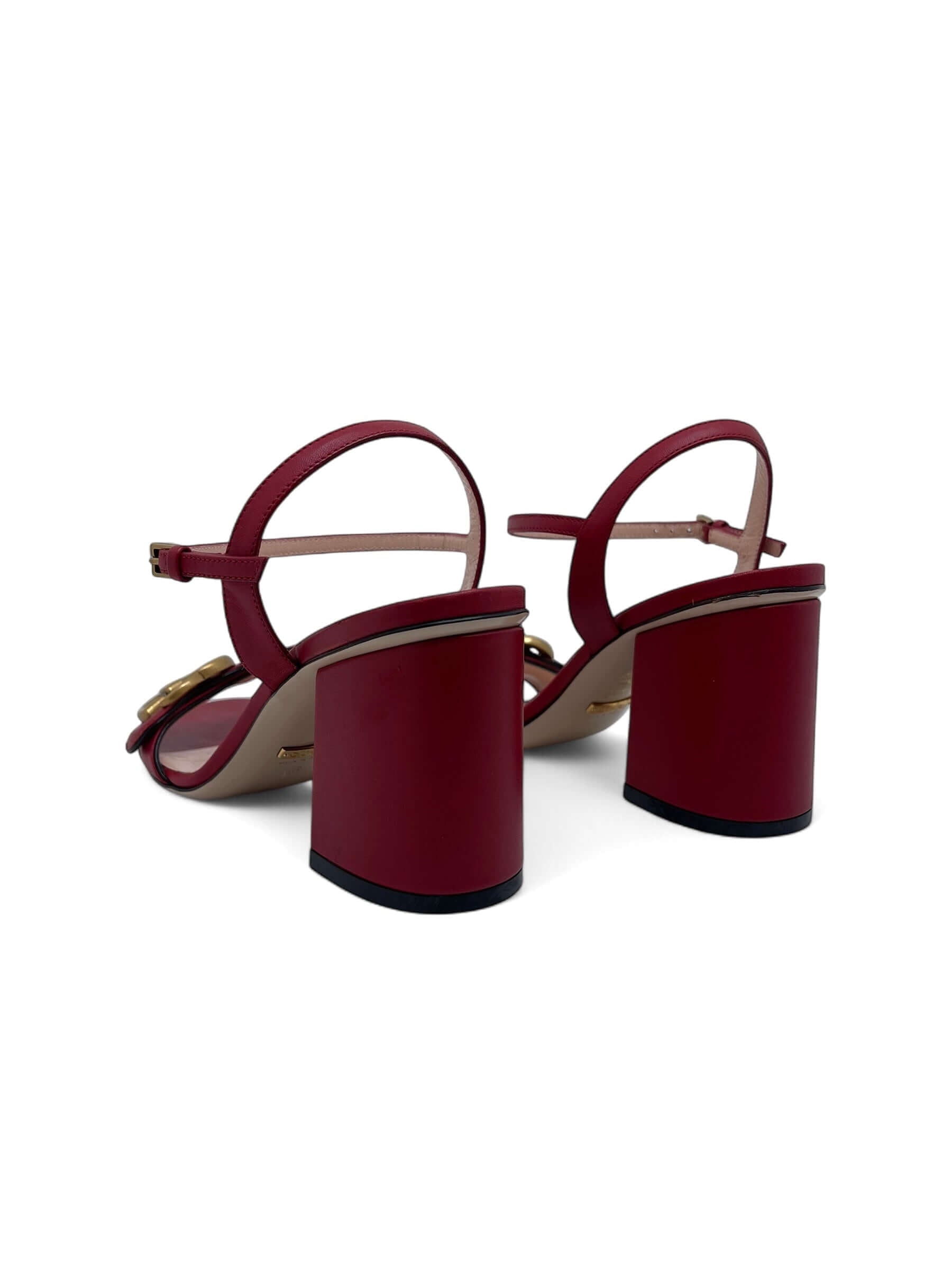 Gucci - Sandales à talon Marmont T36