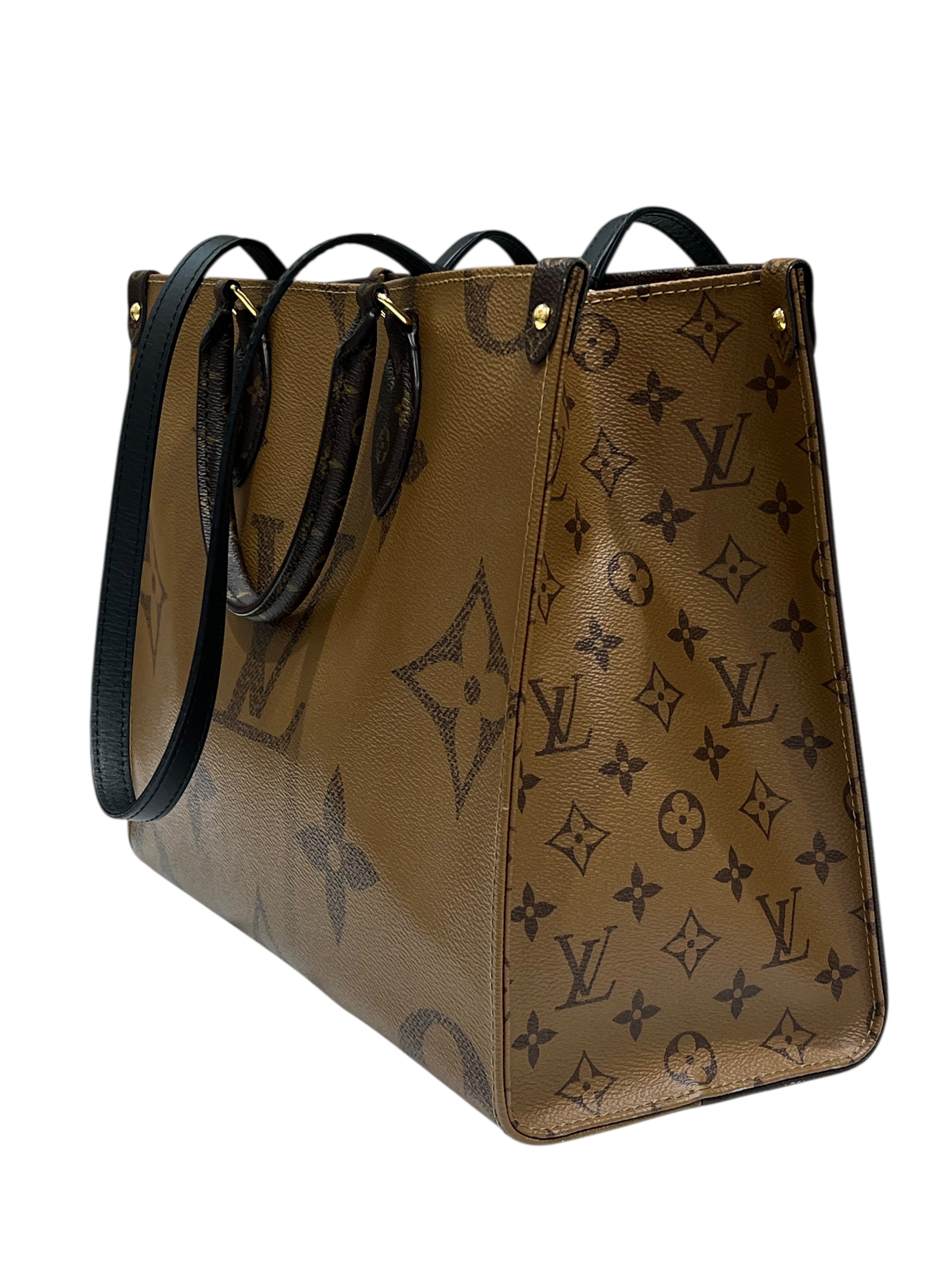 Louis Vuitton - sac on the go toile reverse