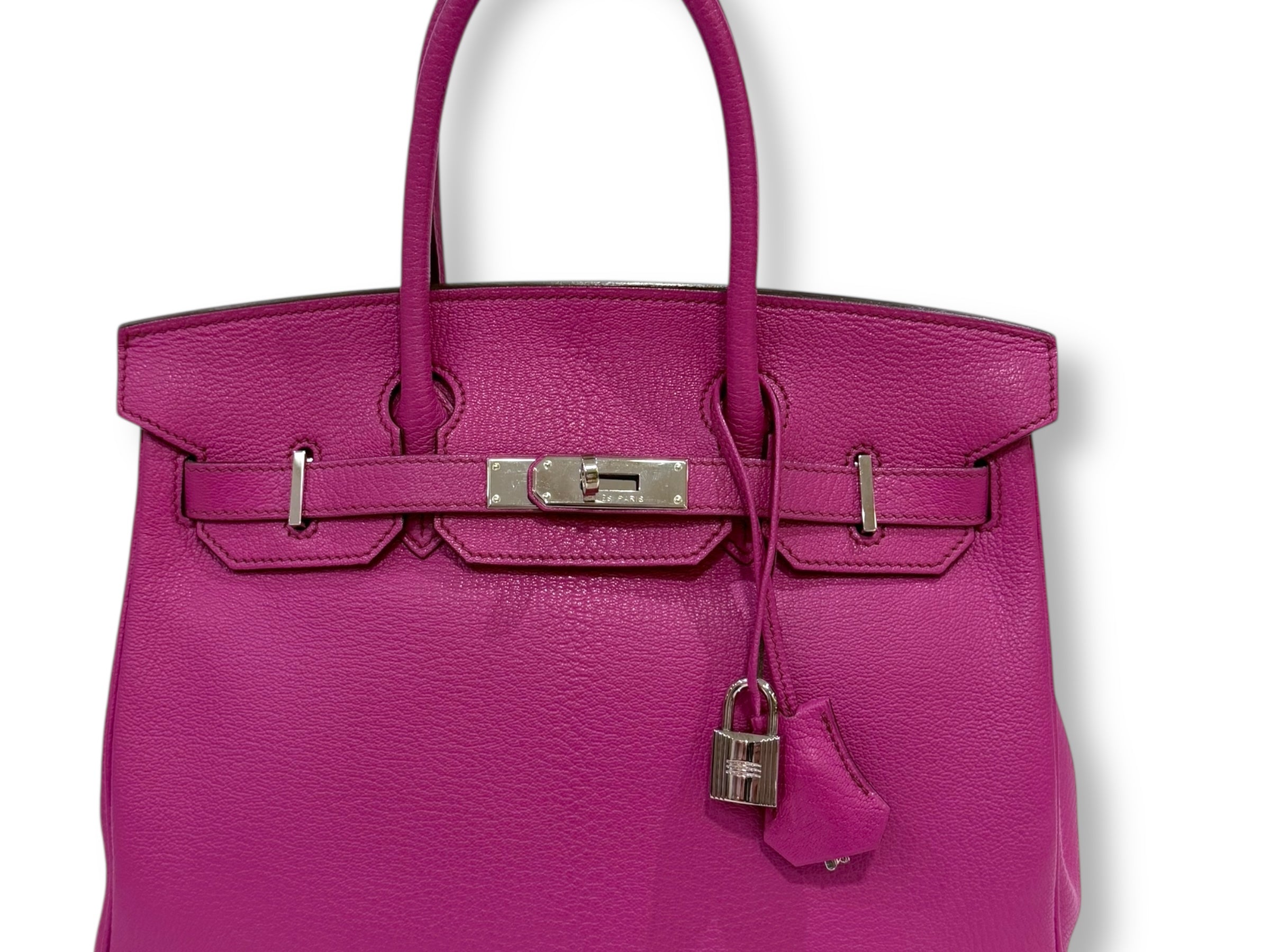 Hermès - Sac Birkin 30 Rose Extrême