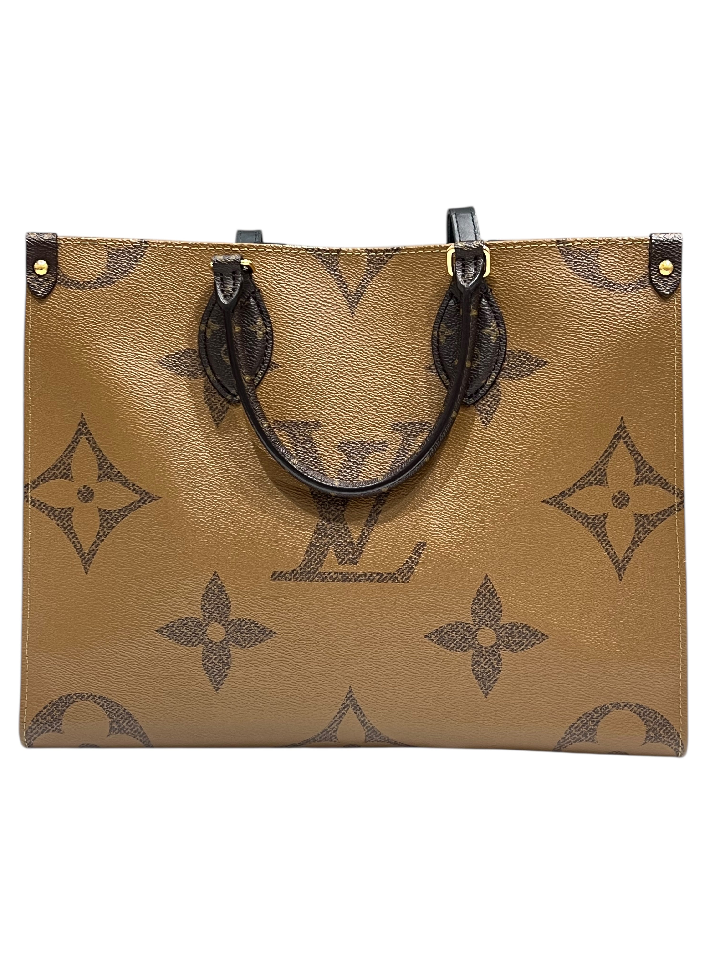 Louis Vuitton - sac on the go toile reverse
