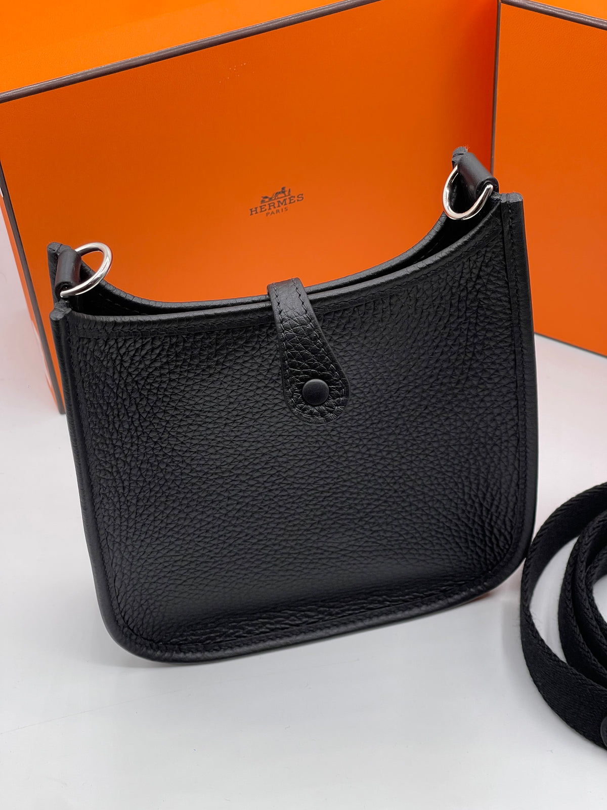 Hermès - Borsa Evelyne 16 nera