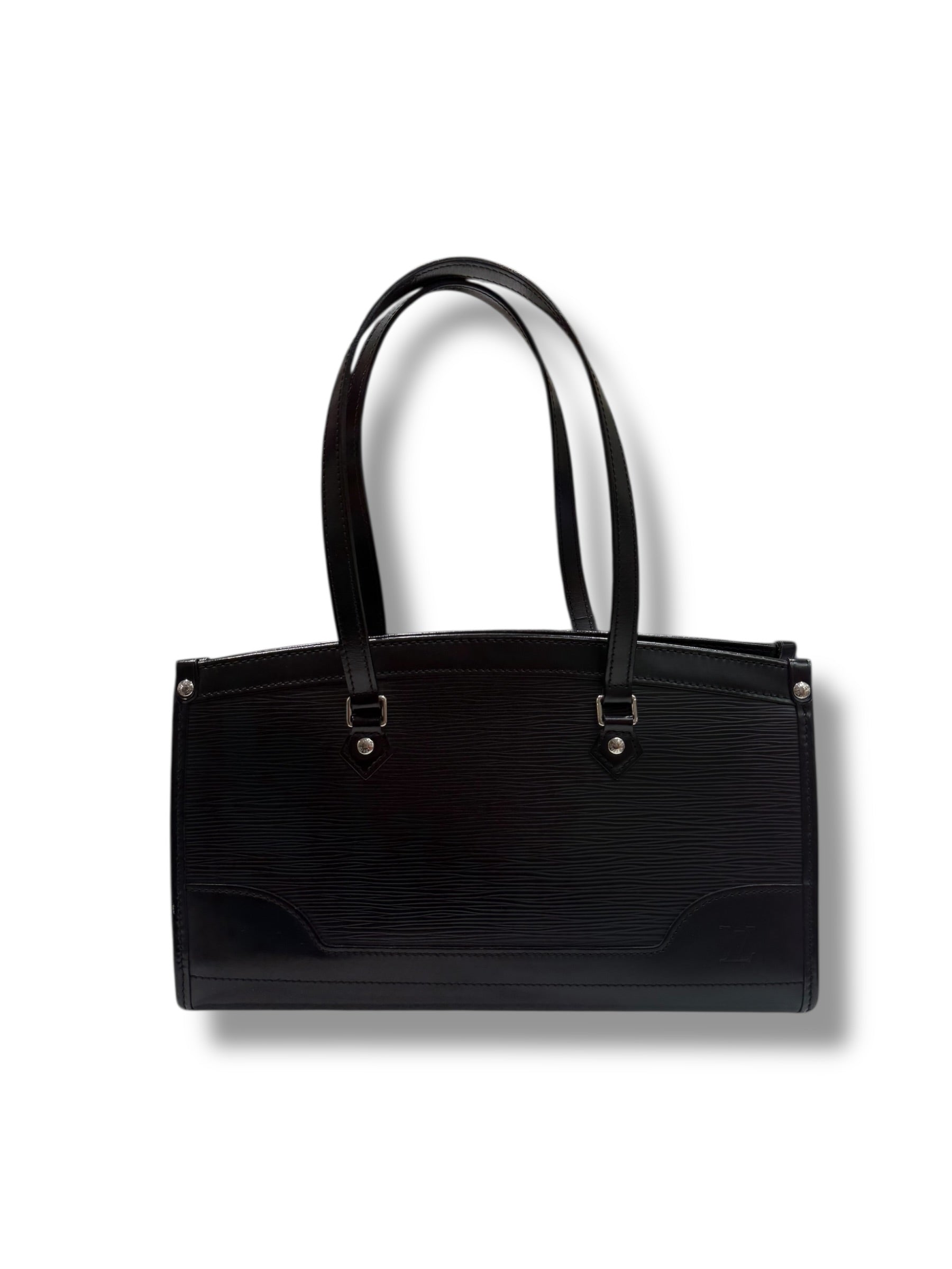 Sac Louis Vuitton Madeleine Cuir épi noir | Les Folies d’Eugénie