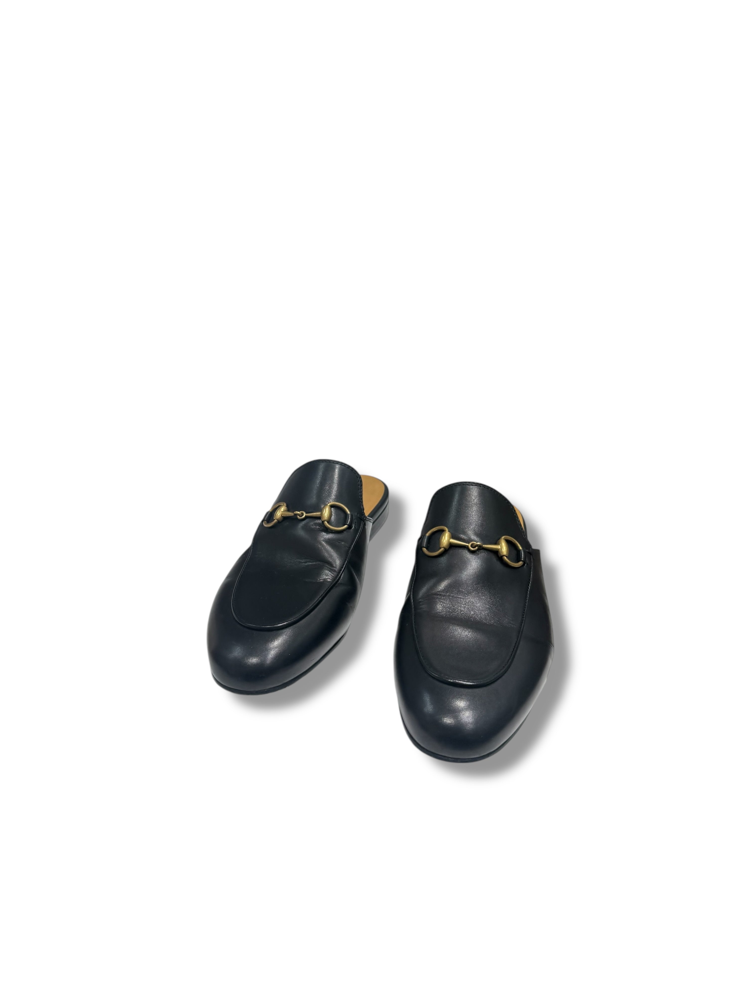 Gucci - Sandales ouvertes Princetown noir T37