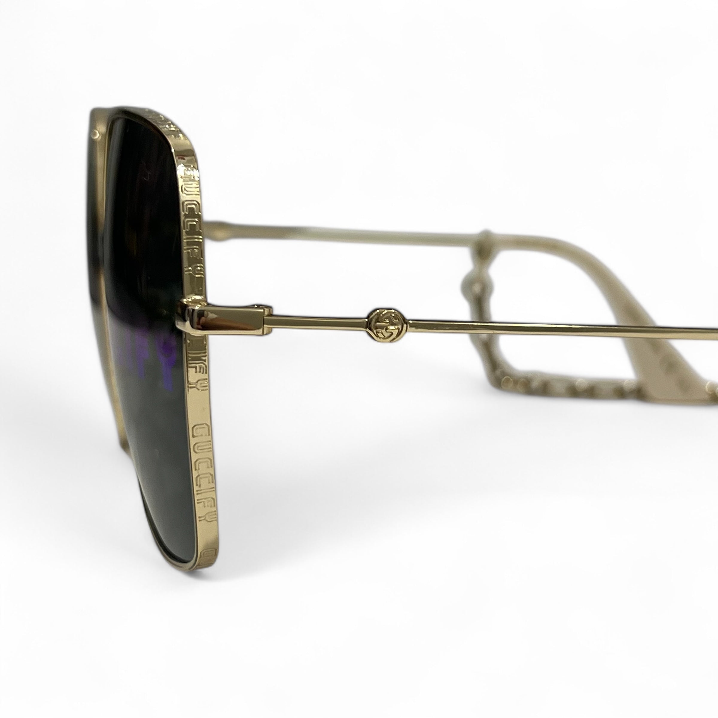 Gucci - Solaires GUCCIFY avec chaîne