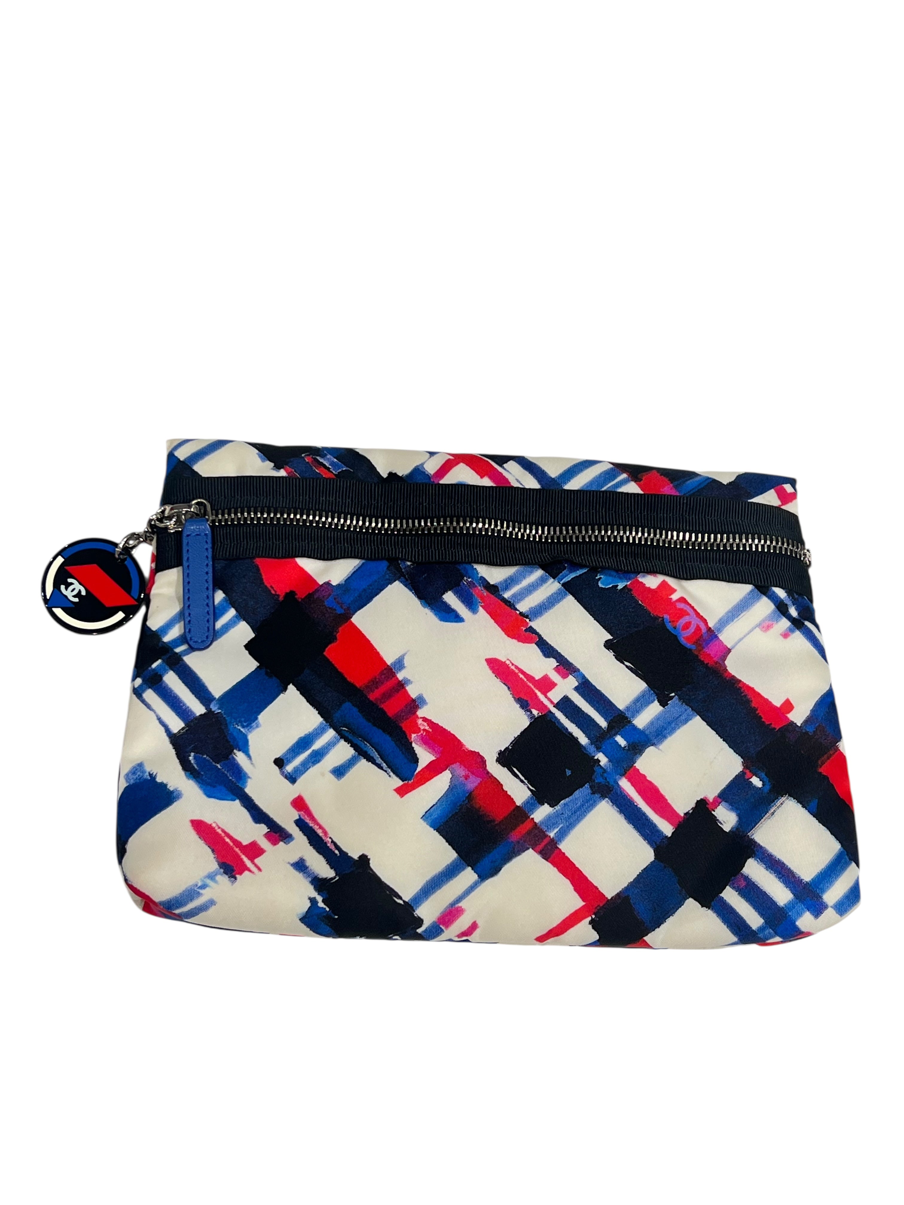 Chanel - pochette nylon multicolore