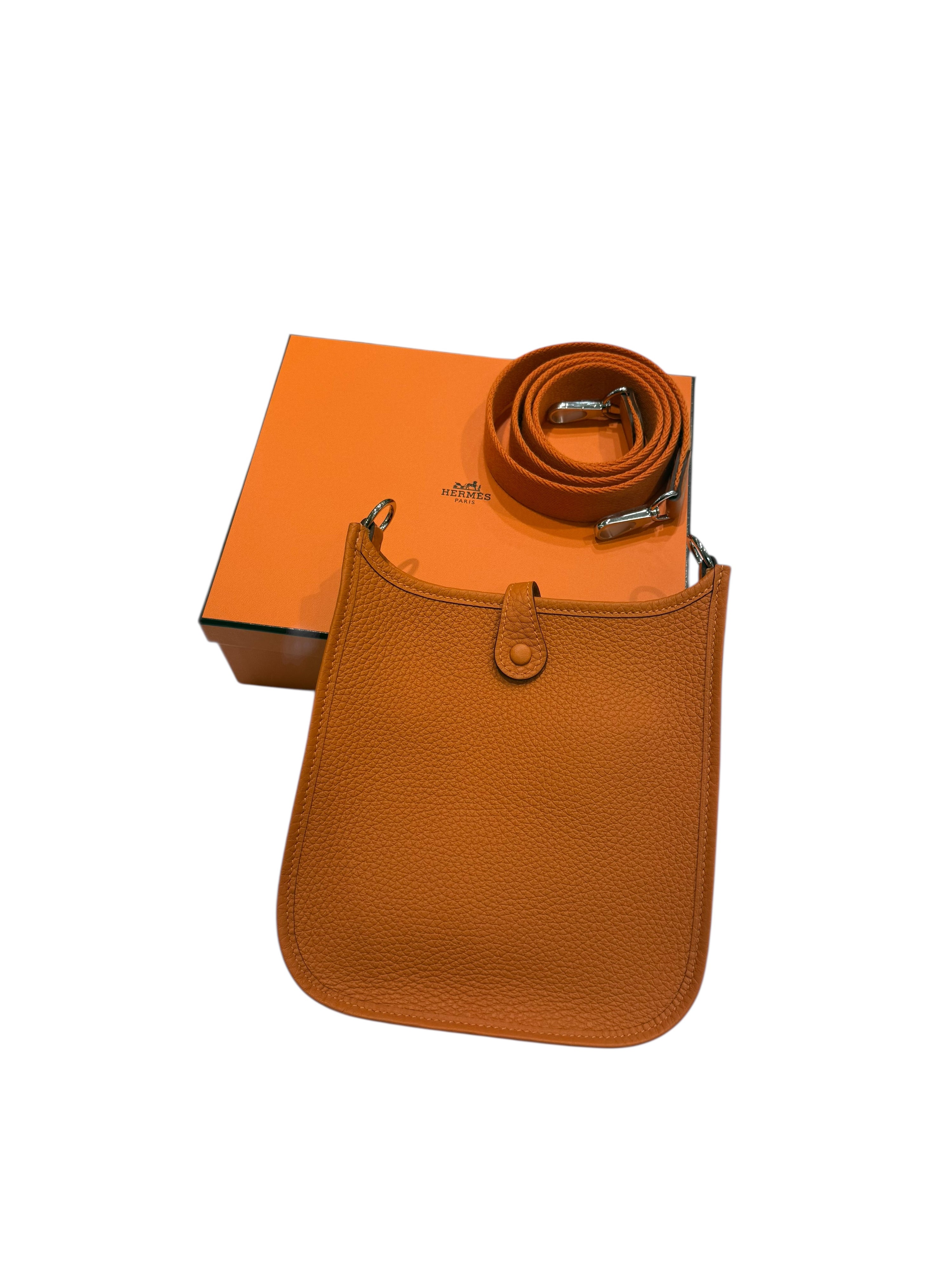 Hermès - Sac Evelyne 16 orange