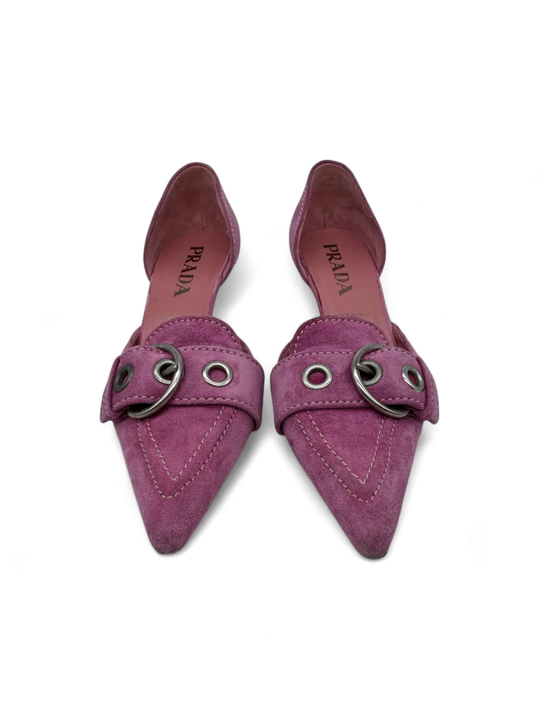 Prada - Escarpins roses T36