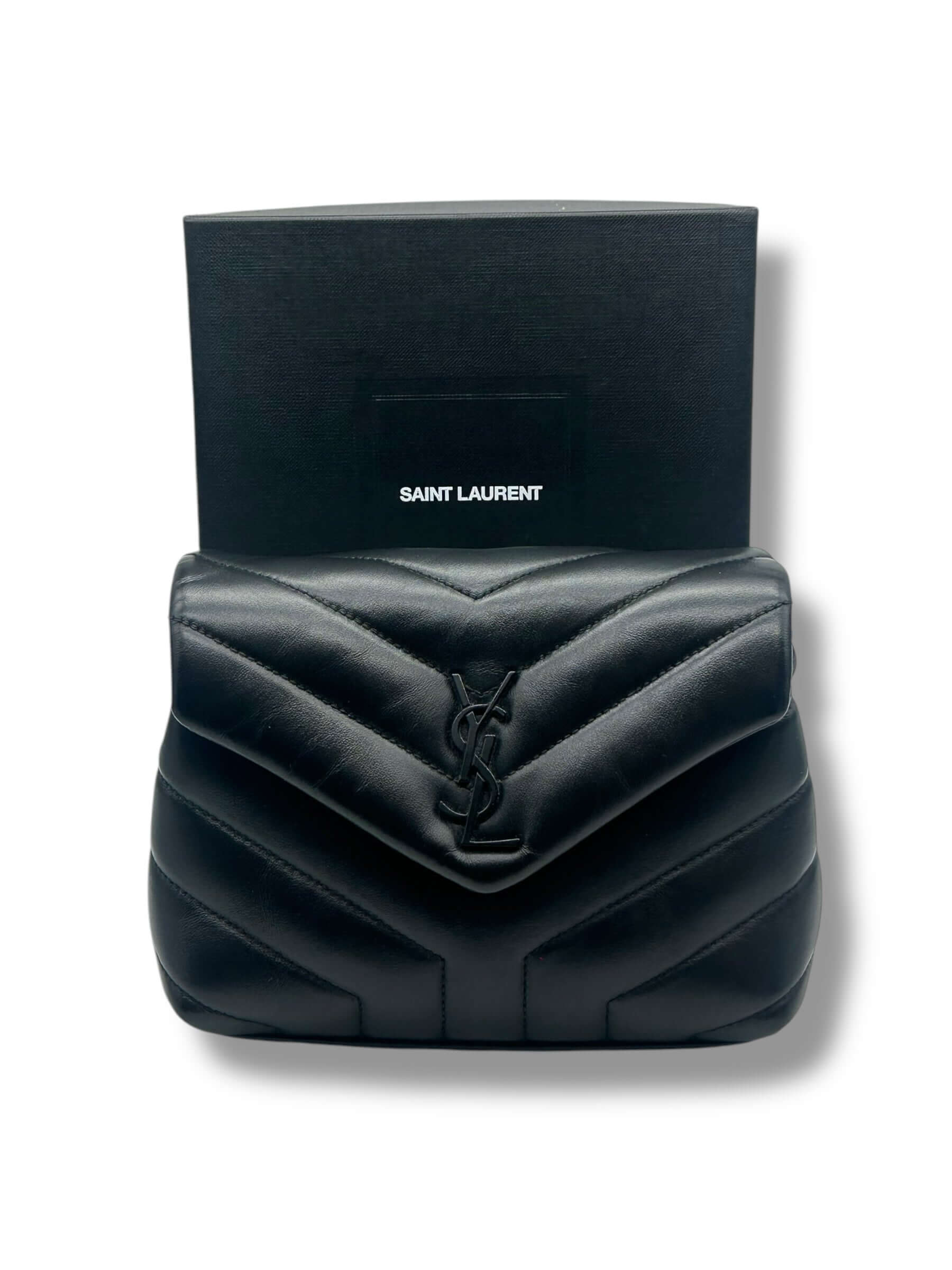 Saint Laurent - Sac Loulou Toy noir