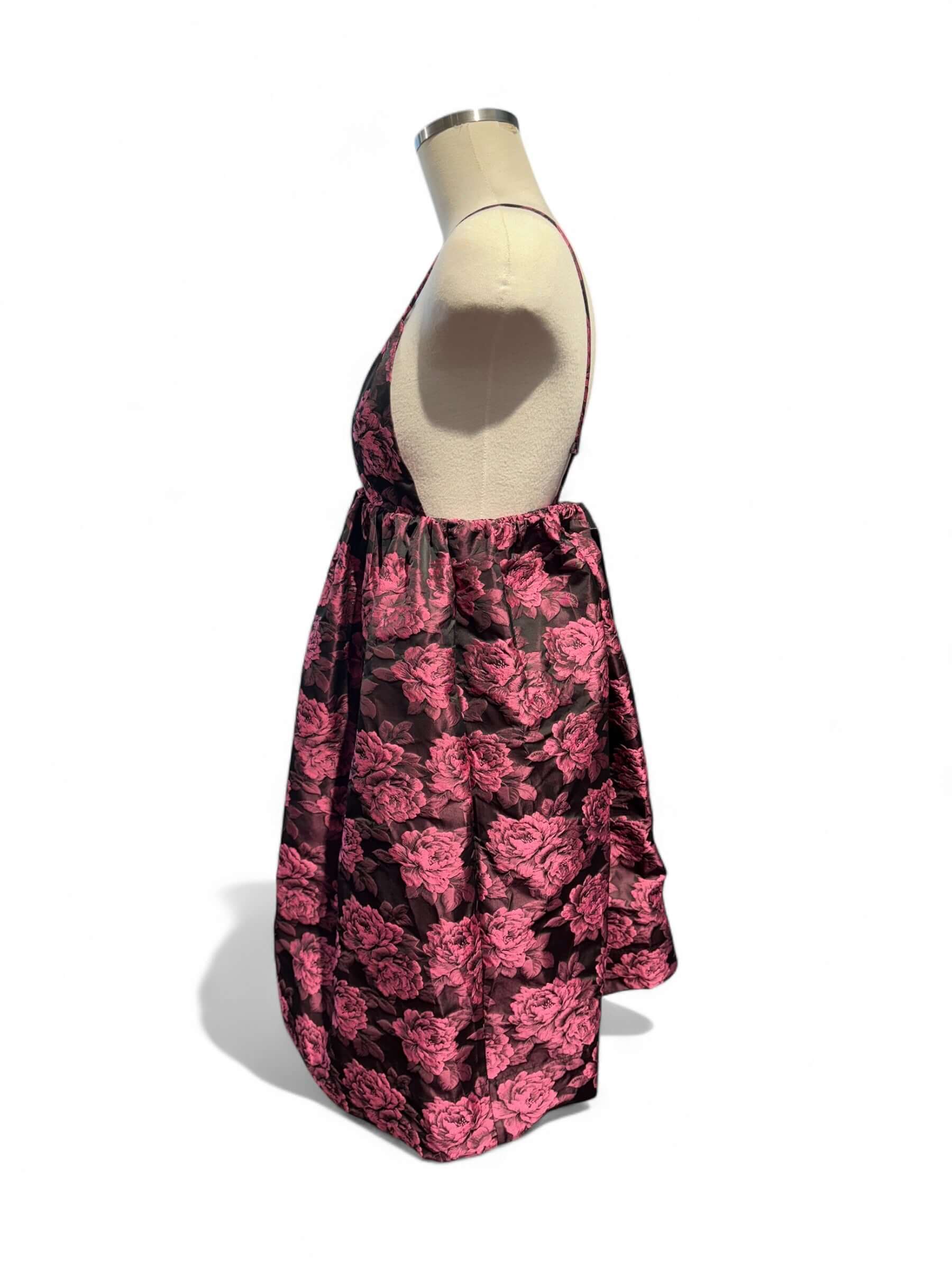 Ganni - Robe à fleur rose T36