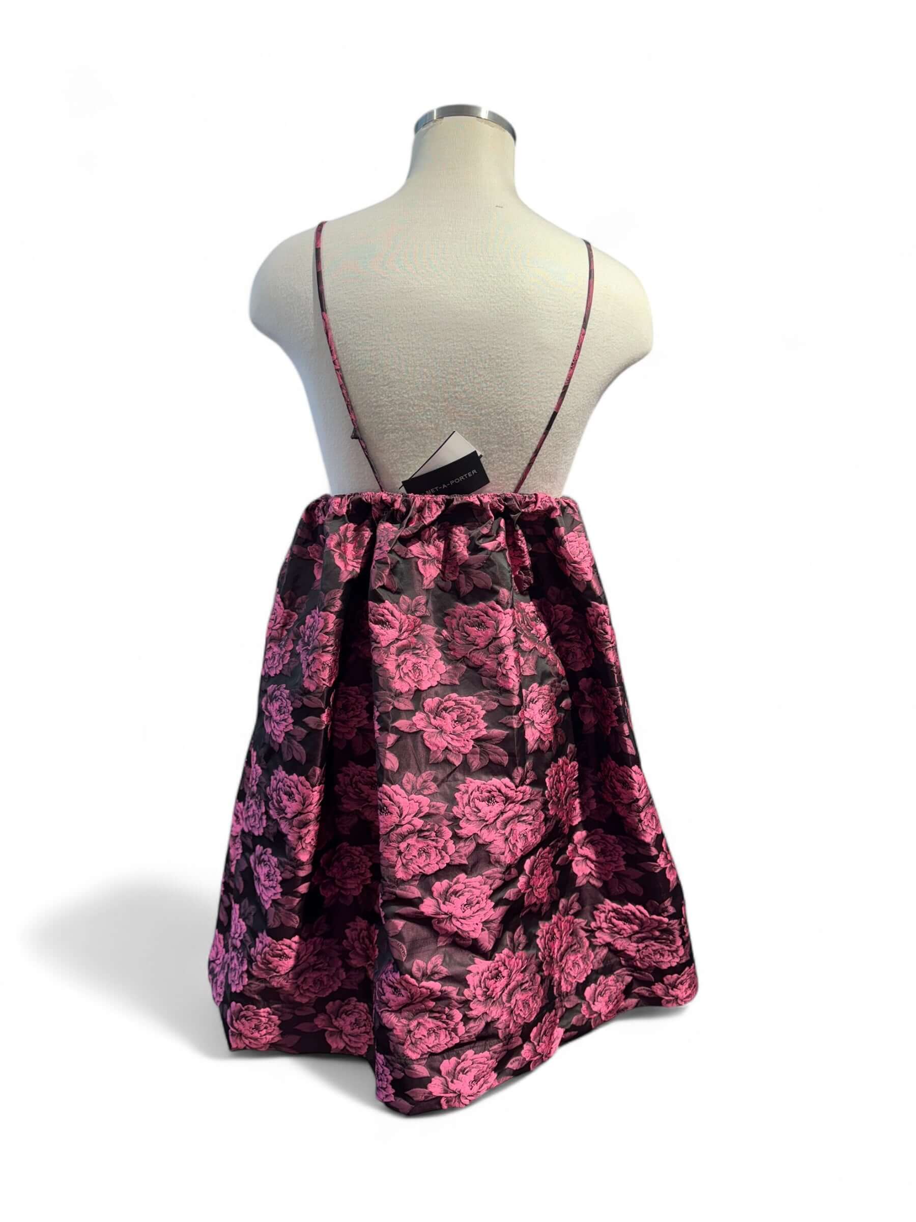 Ganni - Robe à fleur rose T36