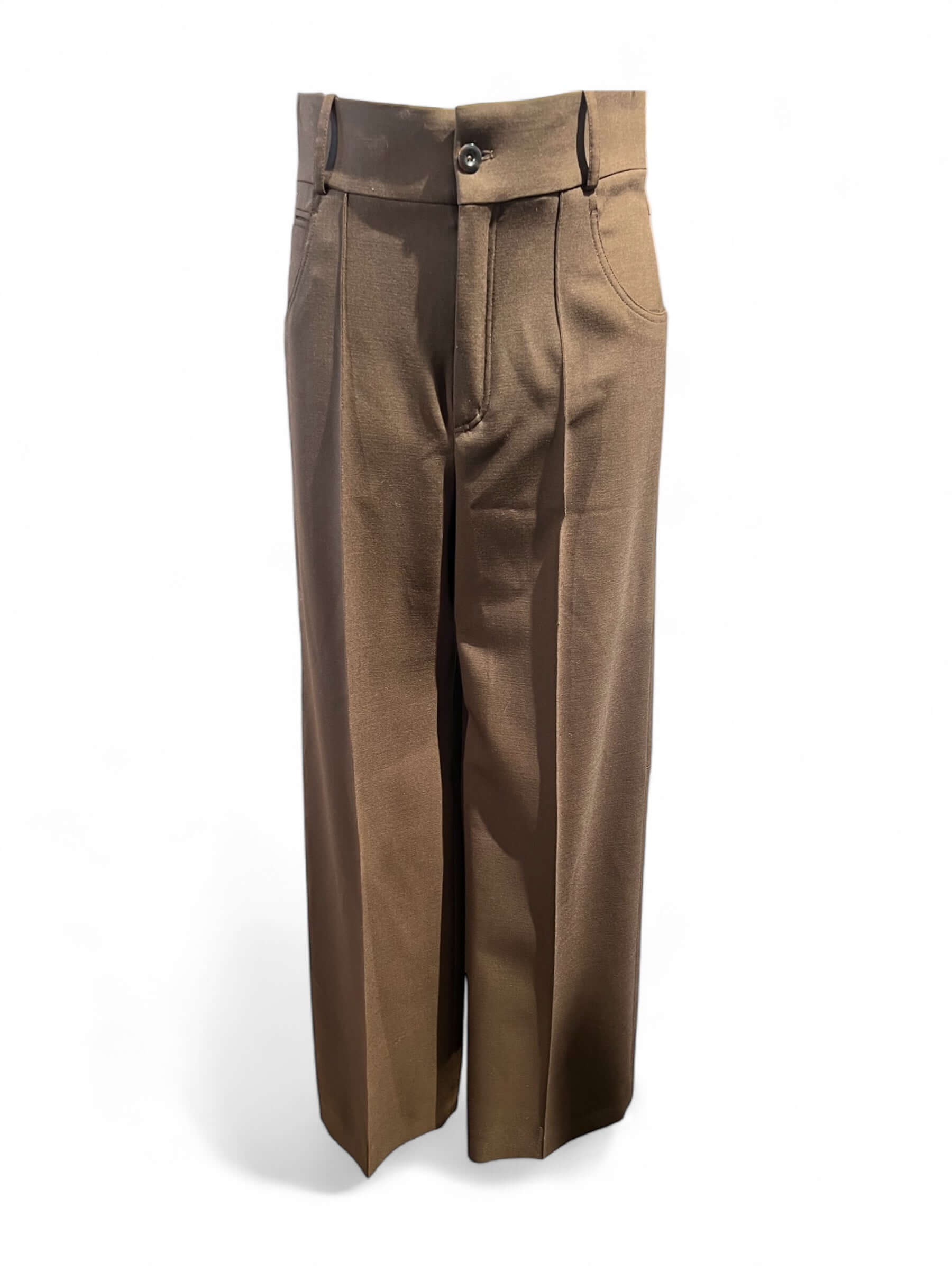 Chloé - Pantalon droit marron T34
