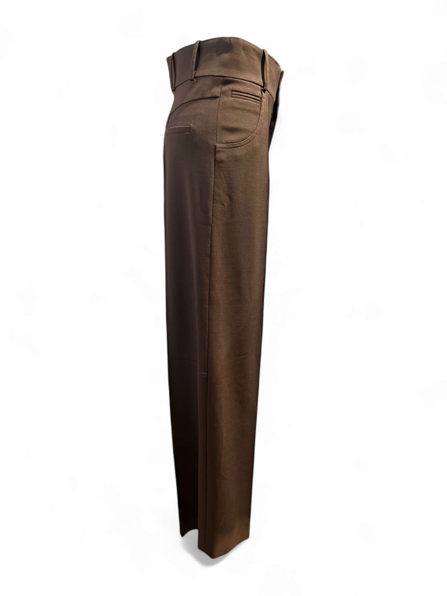 Chloé - Pantalon droit marron T34