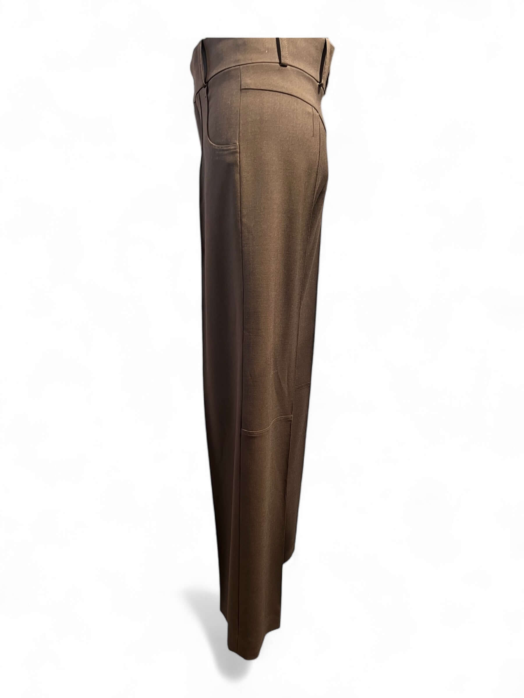 Chloé - Pantalon droit marron T34
