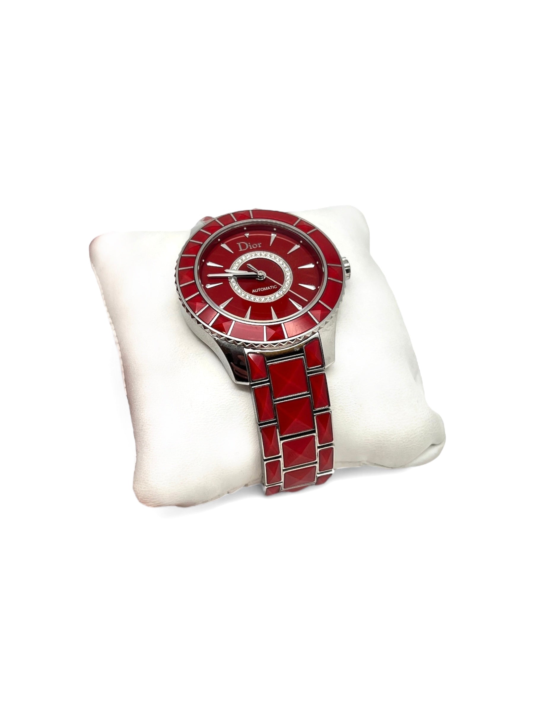 Dior - Montre Christal rouge automatique