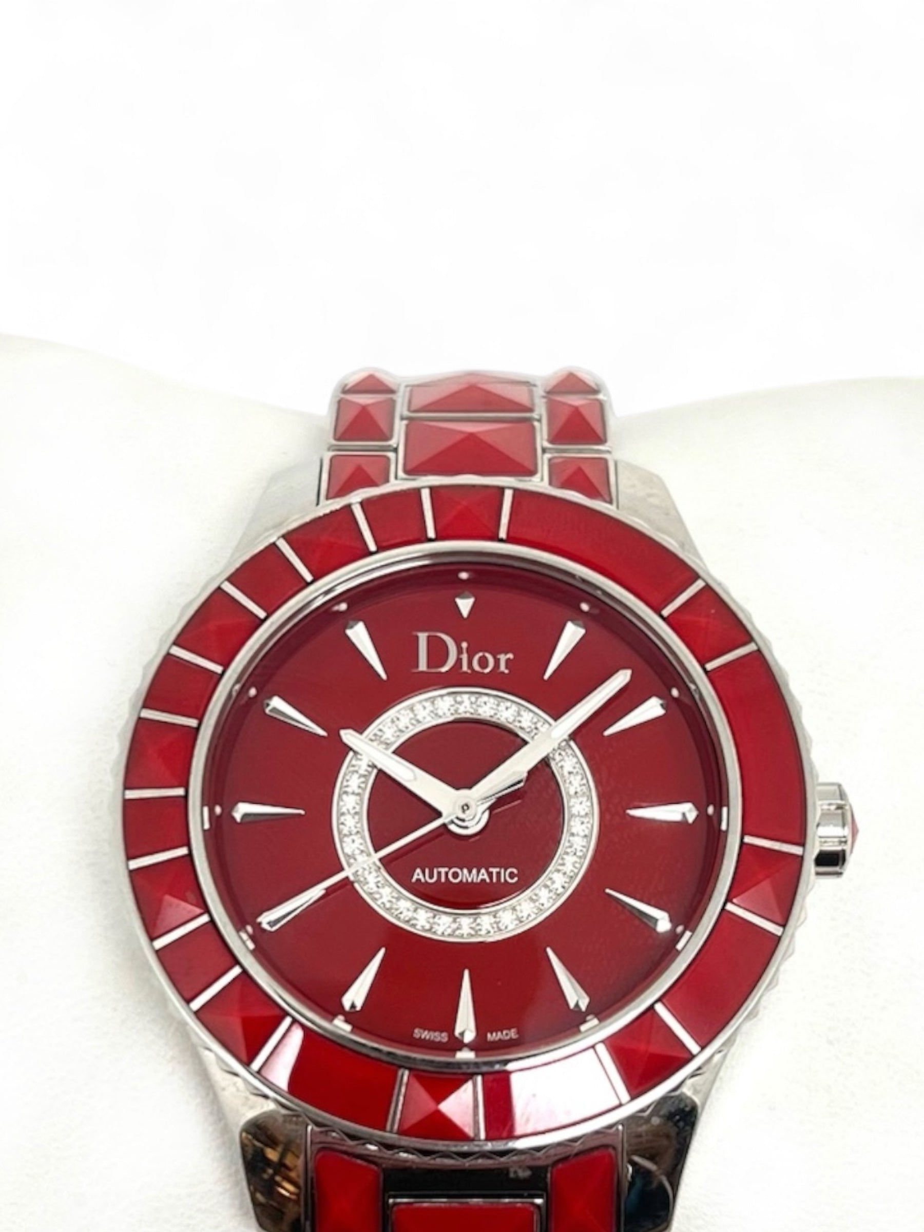 Dior - Montre Christal rouge automatique