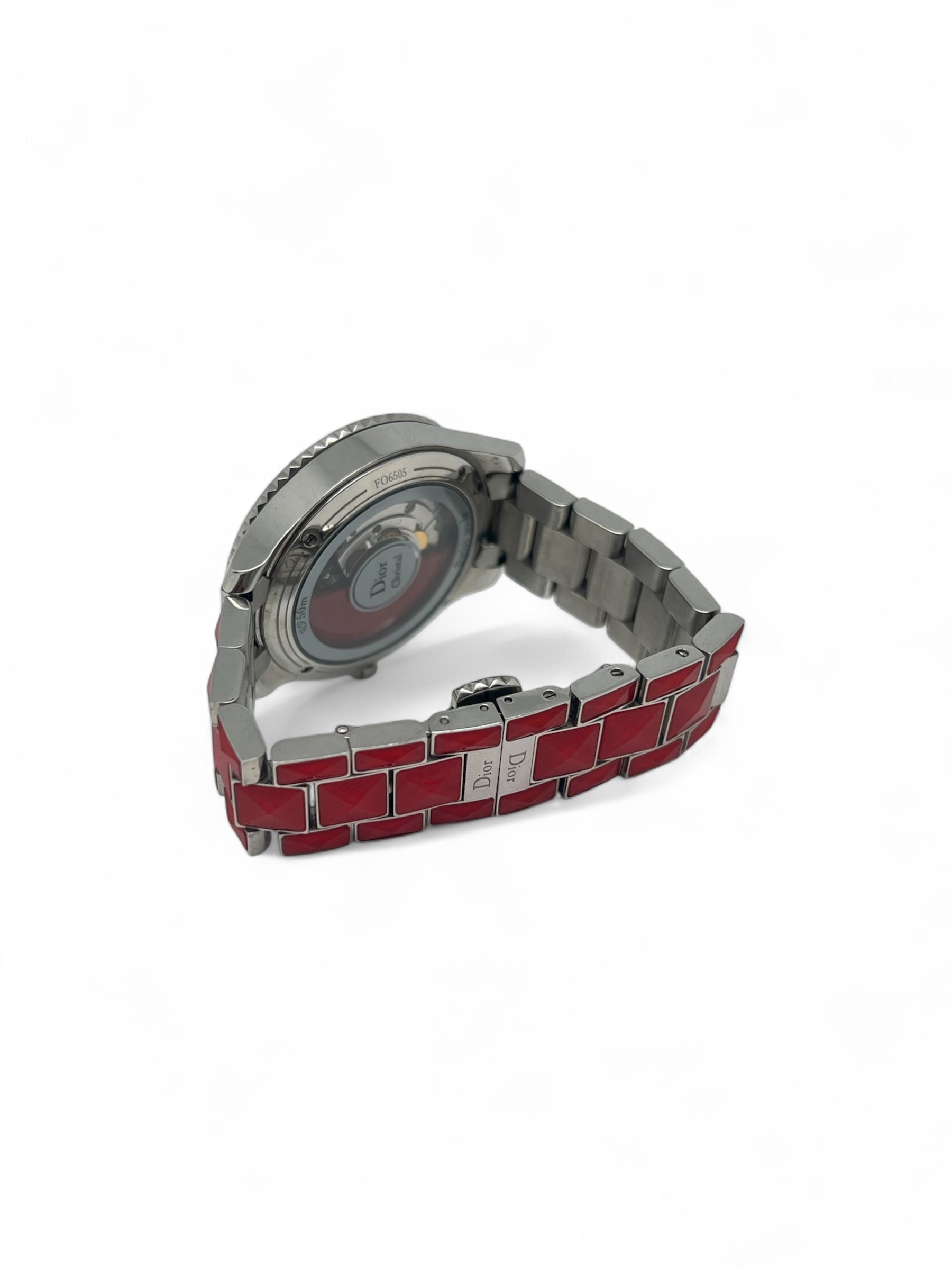 Dior - Montre Christal rouge automatique