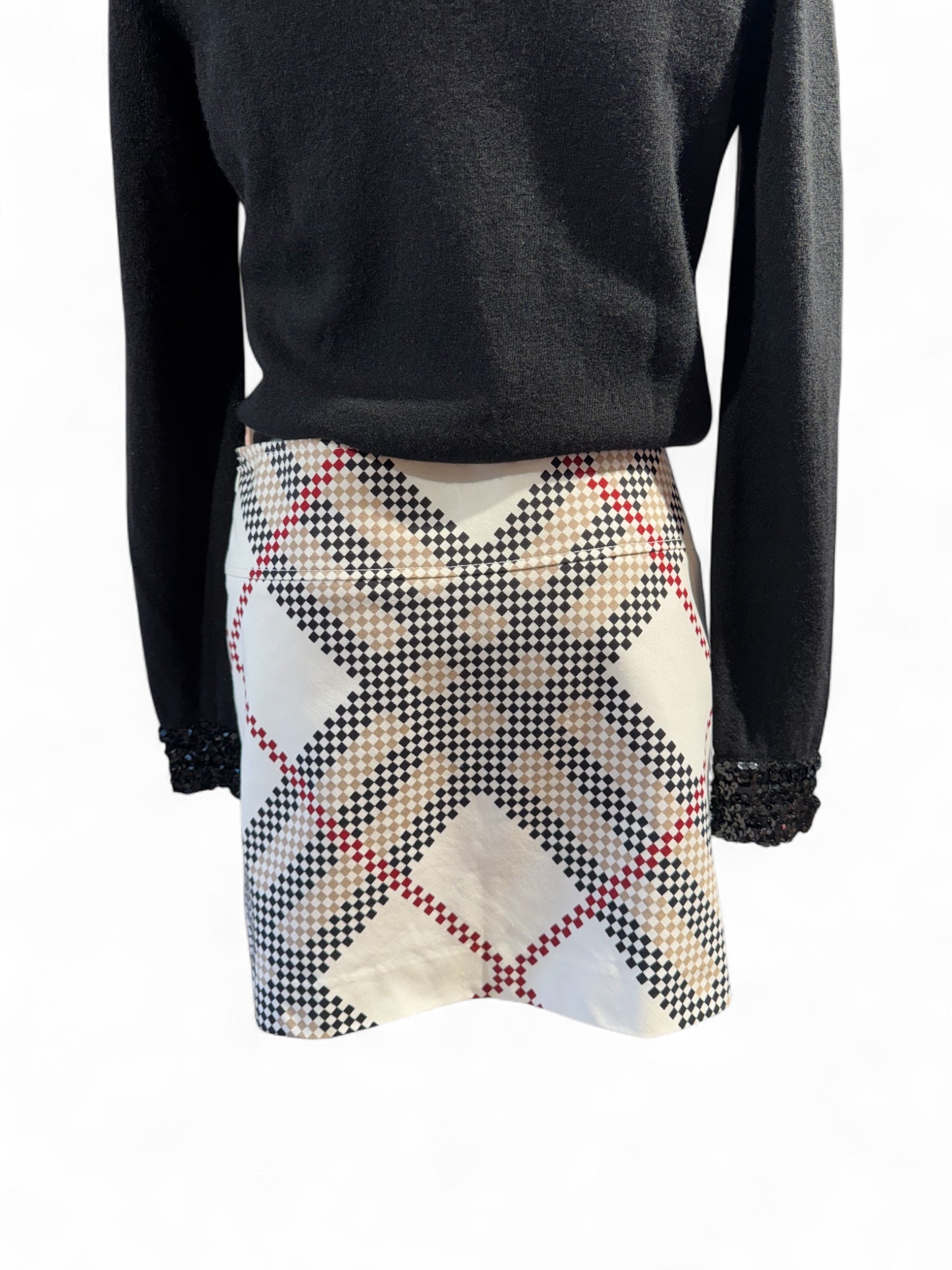 Burberry - Jupe motif nova check T38