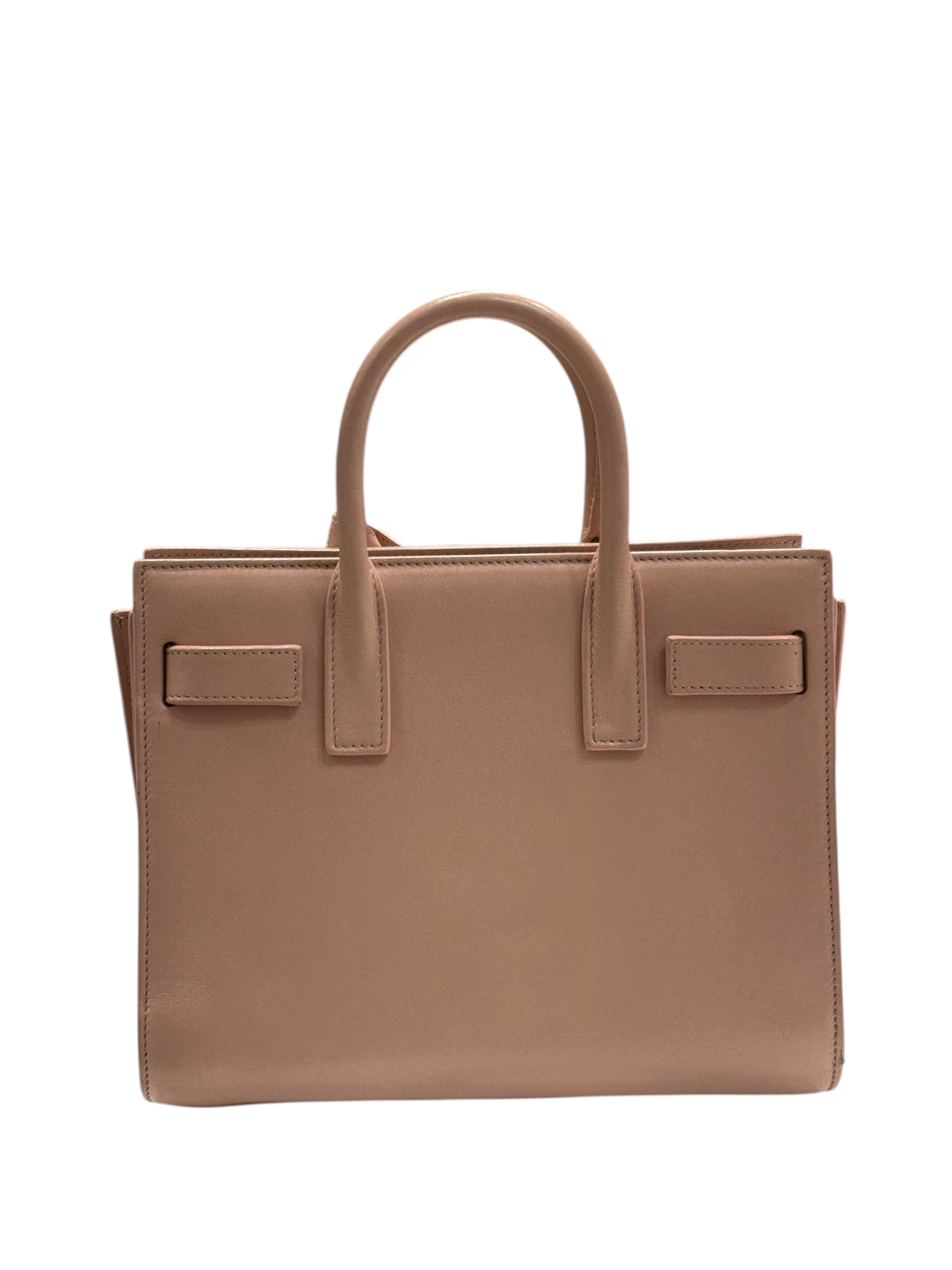 Saint Laurent - Sac de jour nano rose poudré